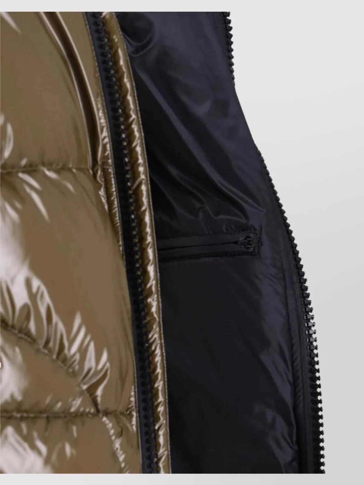 Herno Quilted Hooded Jacket Shiny Finish