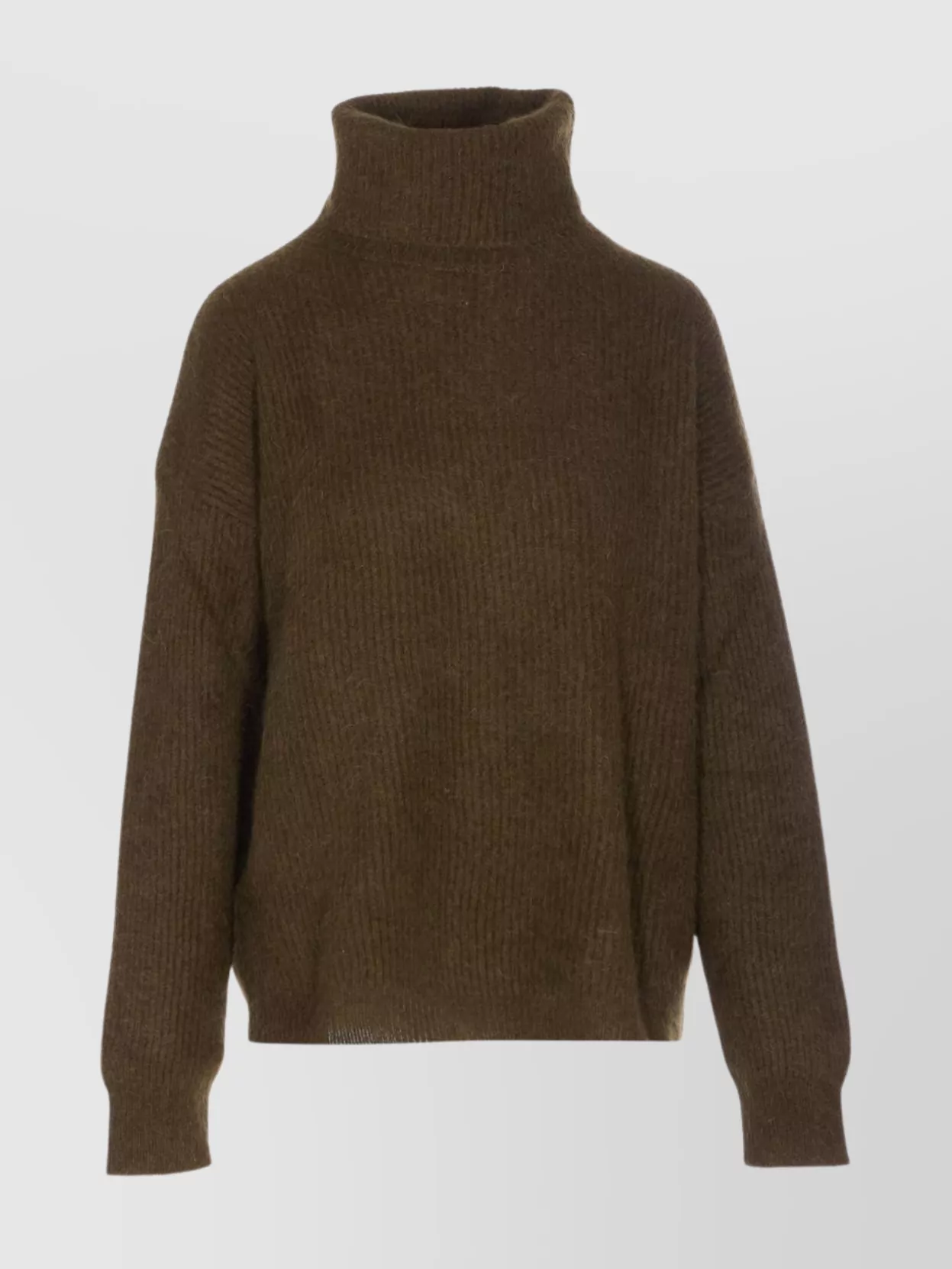 Uma Wang Cozy High Neck Long Sleeve Knitwear In Animal Print