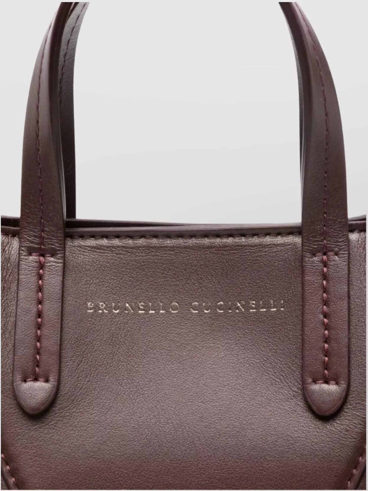 Brunello Cucinelli Geometric Tote Bag Adjustable Strap