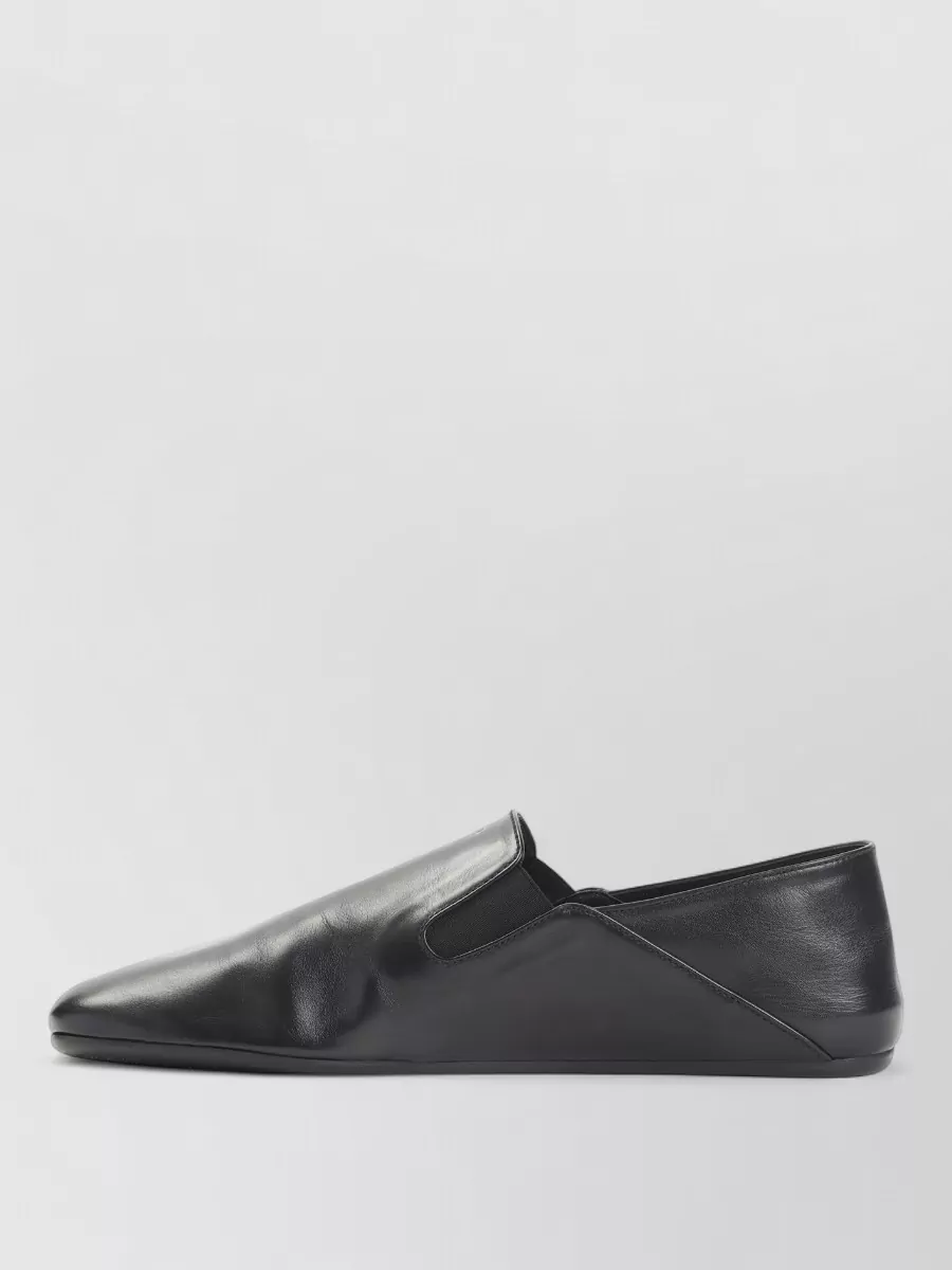 Prada Leather Slip-On Loafers