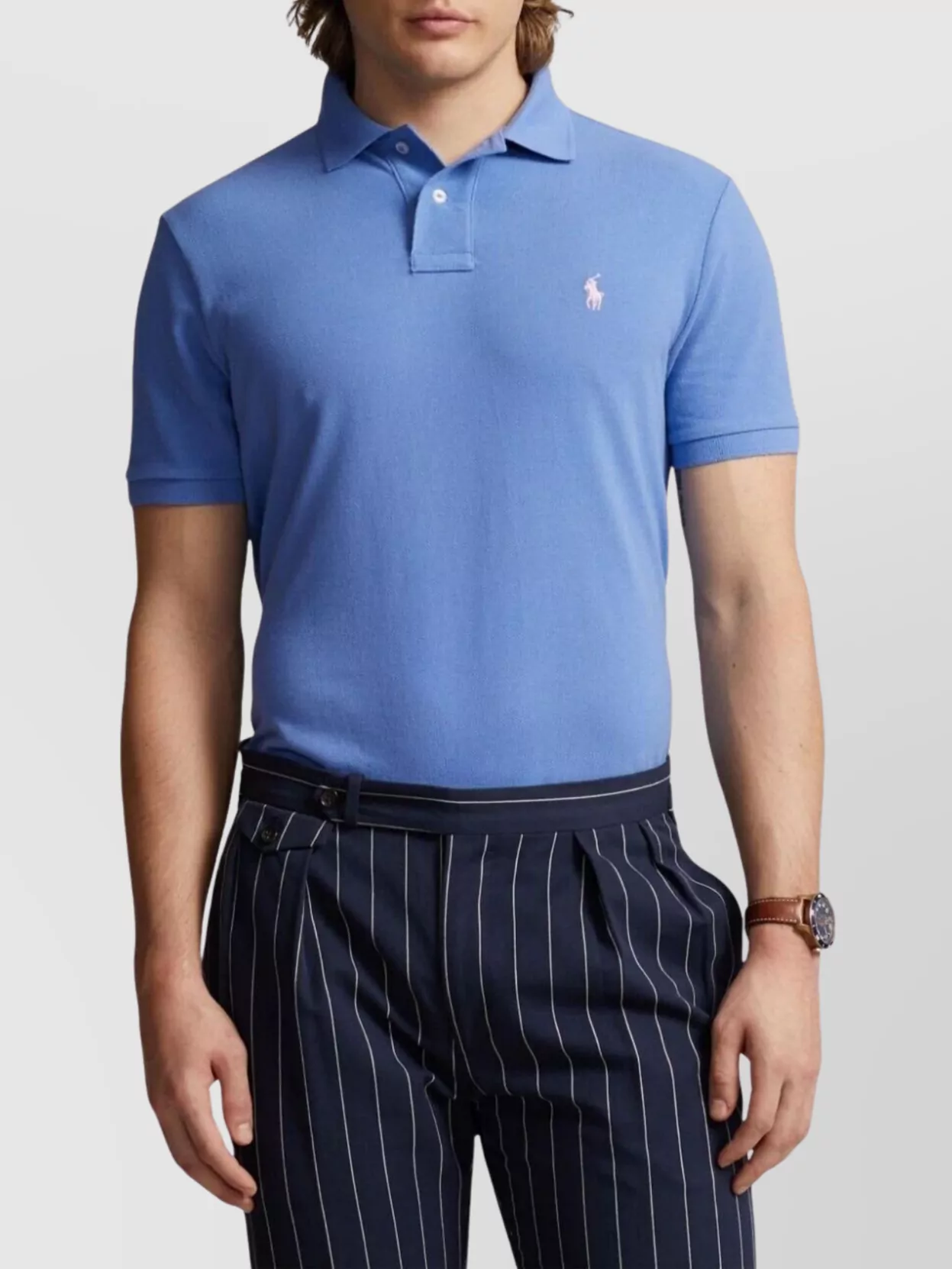 Ralph Lauren Polo Shirt With Short Sleeves And Collar