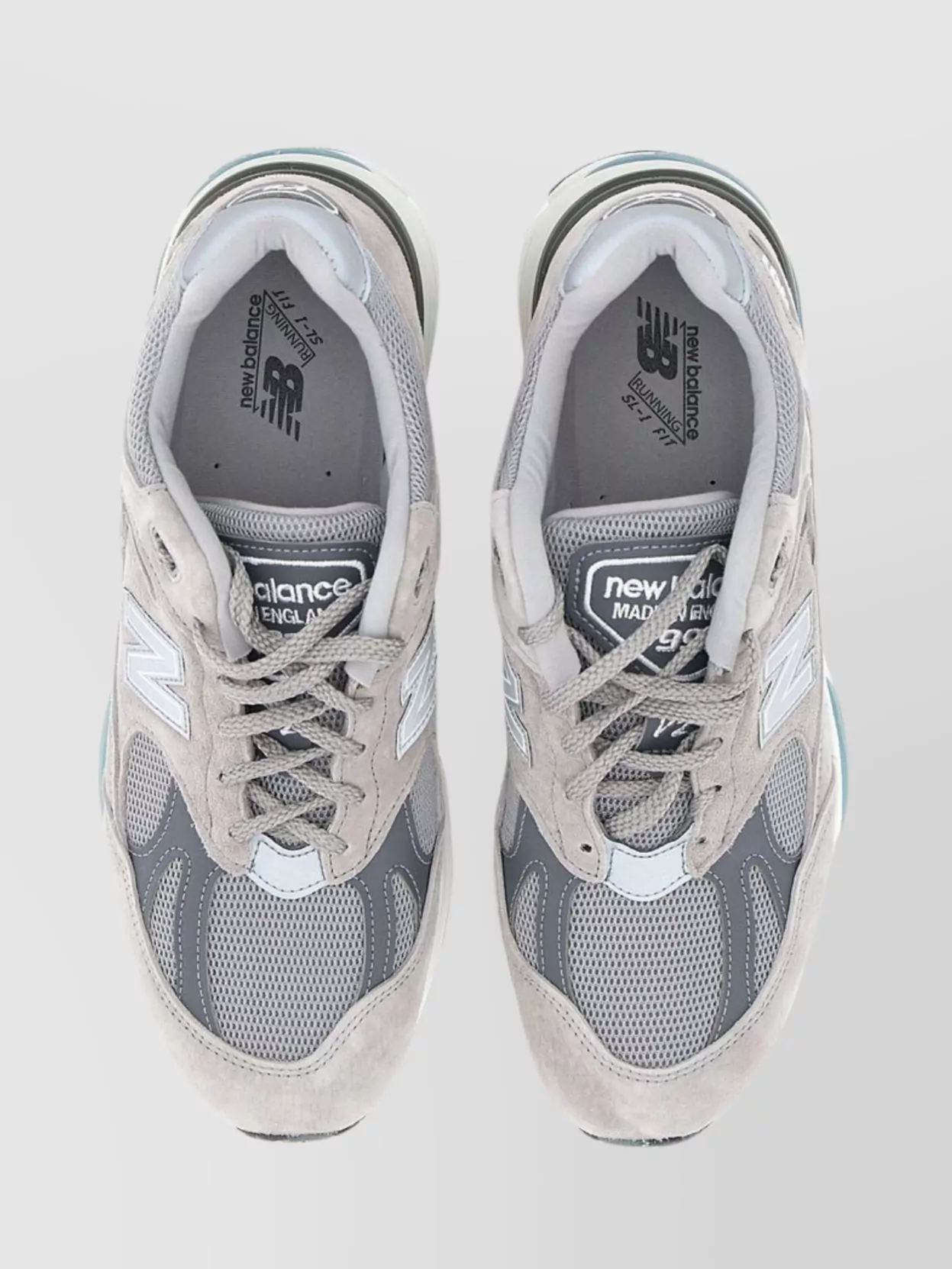 New Balance High Sole Mesh Sneakers With Reflective Accents