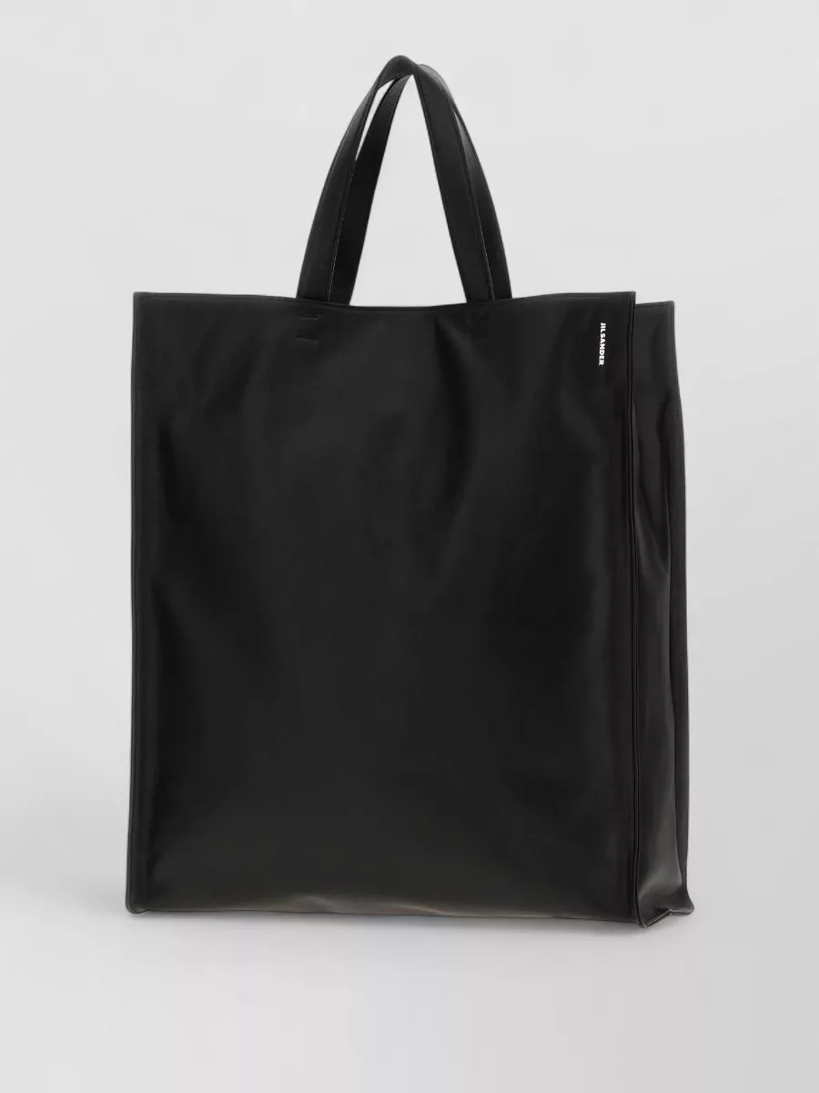 Jil Sander Canvas logo tote bag | The Fashion Square