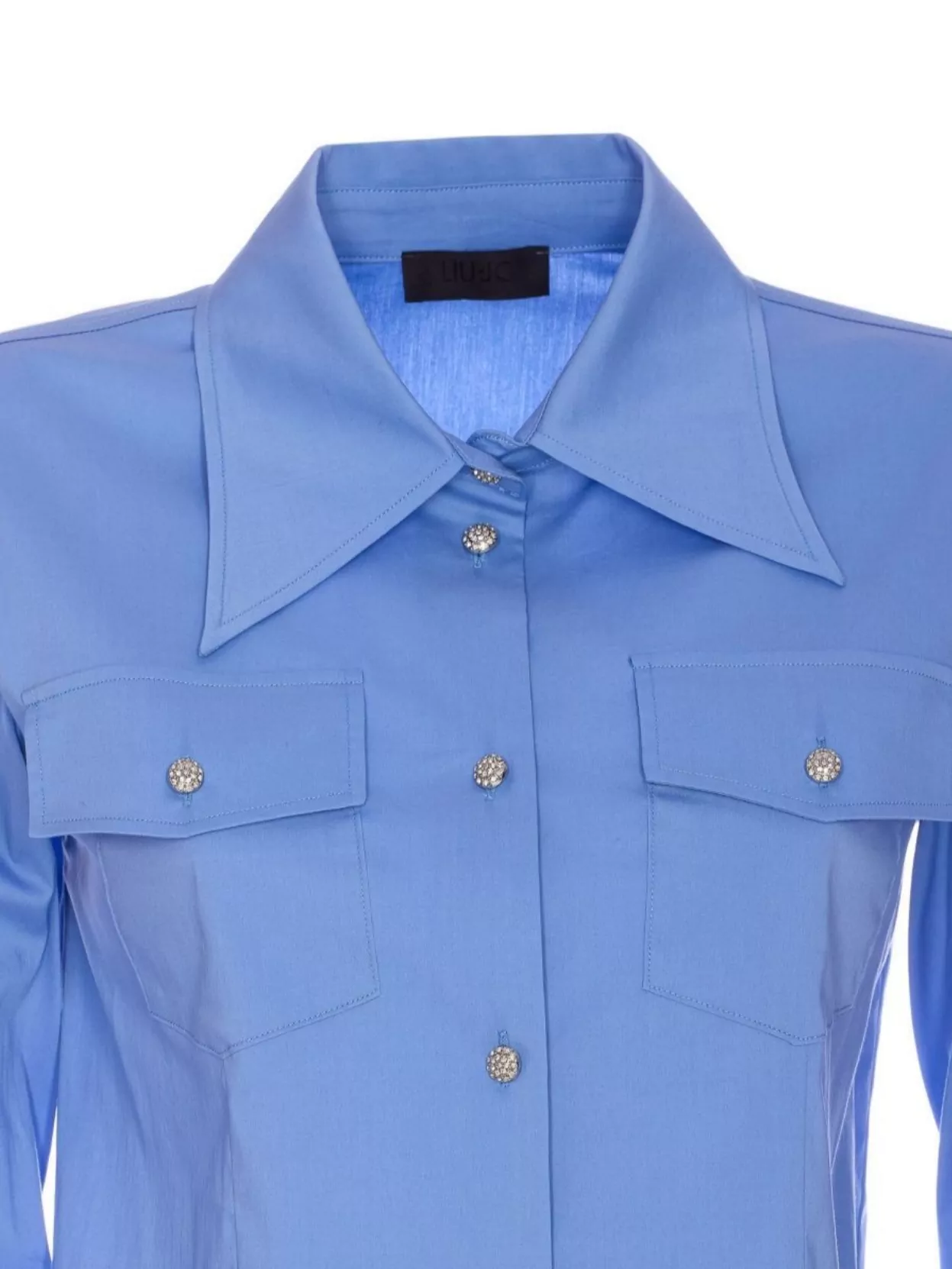 Liu Jo Shirt With Jewel Detail On Cuffs