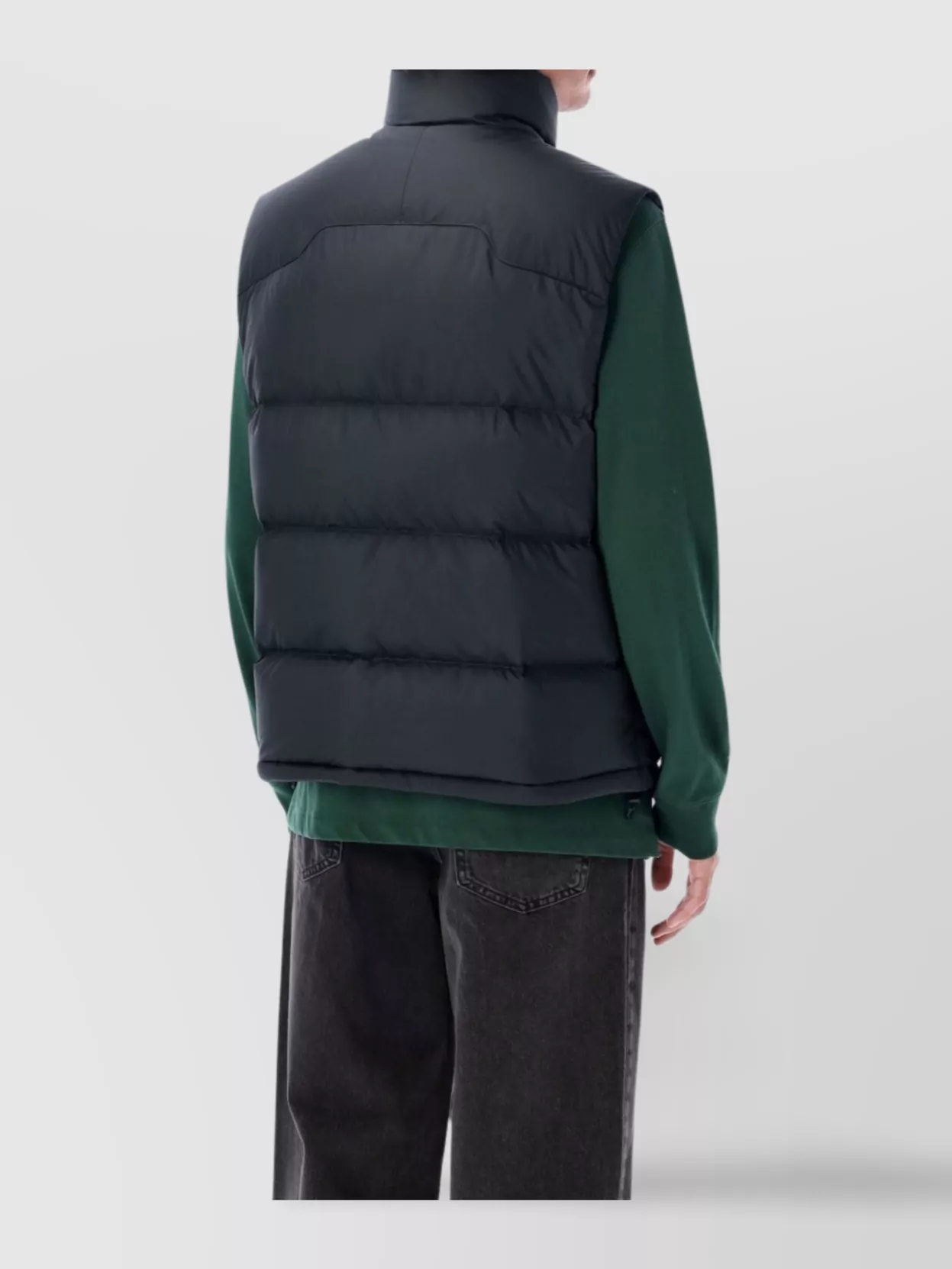 Polo Ralph Lauren Mens Annual Core Padded Regular-fit Recycled-polyester-down Gilet Polo Black In Blue