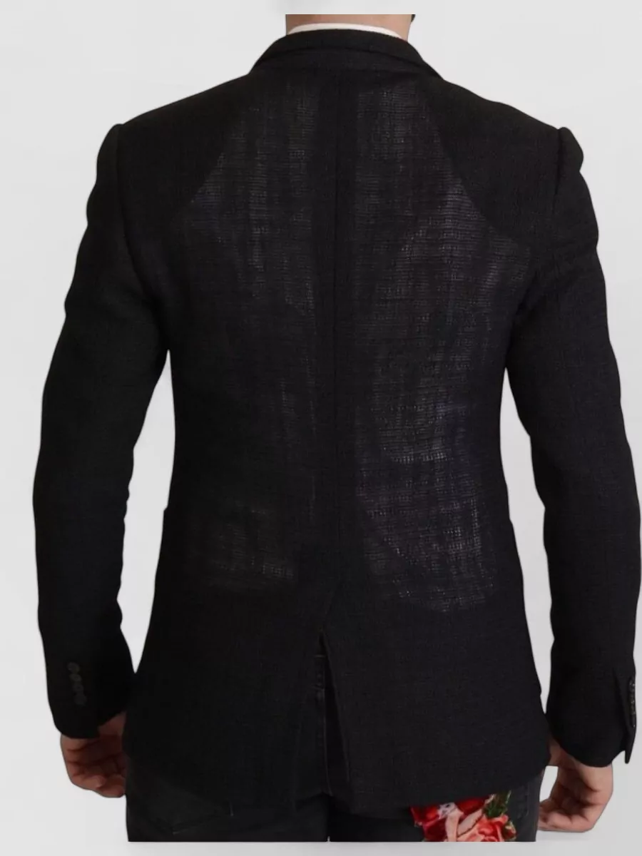 Dolce&Gabbana Virgin Wool Slim-Fit Single-Breasted Blazer