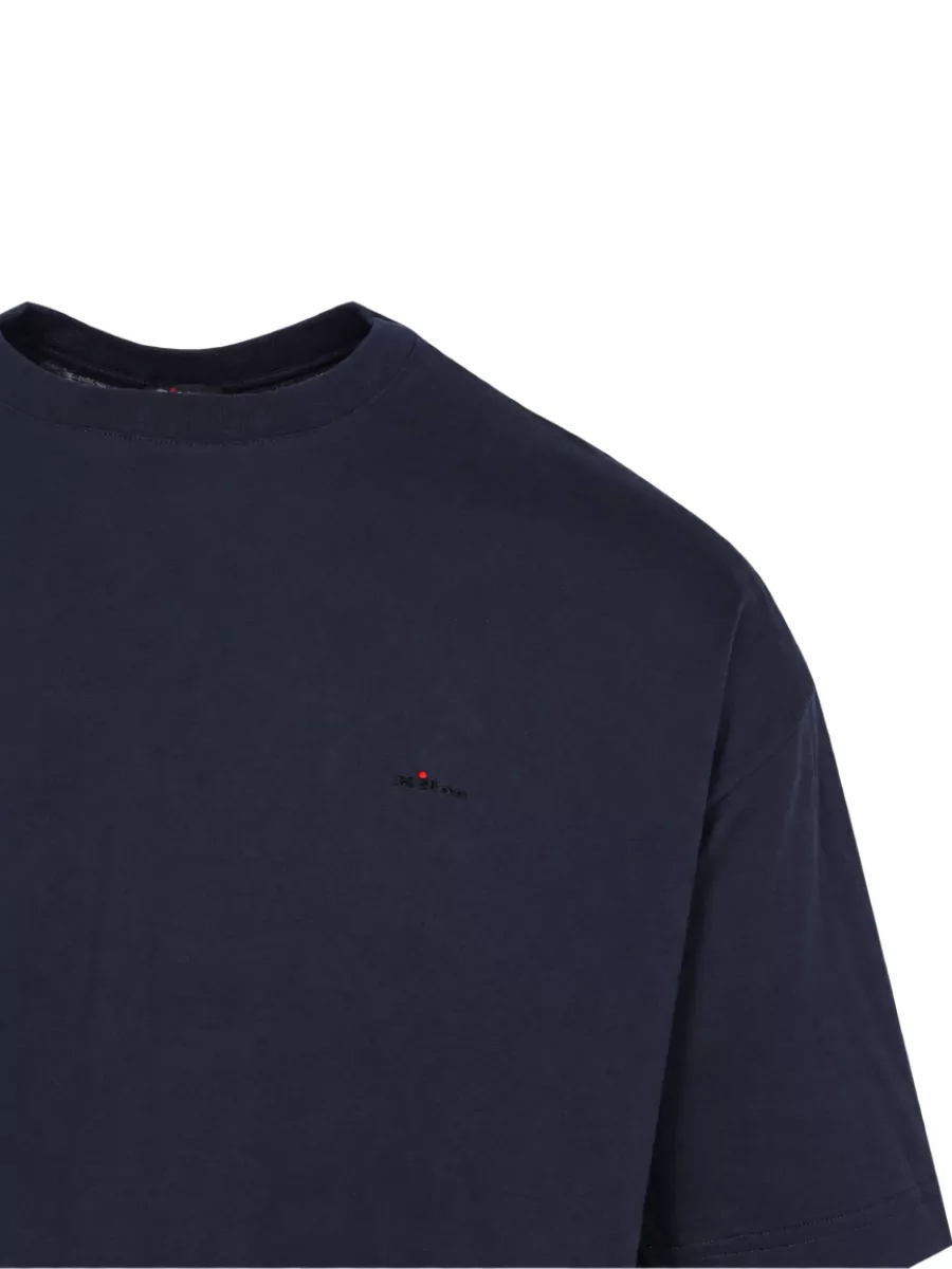 Kiton Cotton Crew-Neck Short-Sleeve T-Shirt