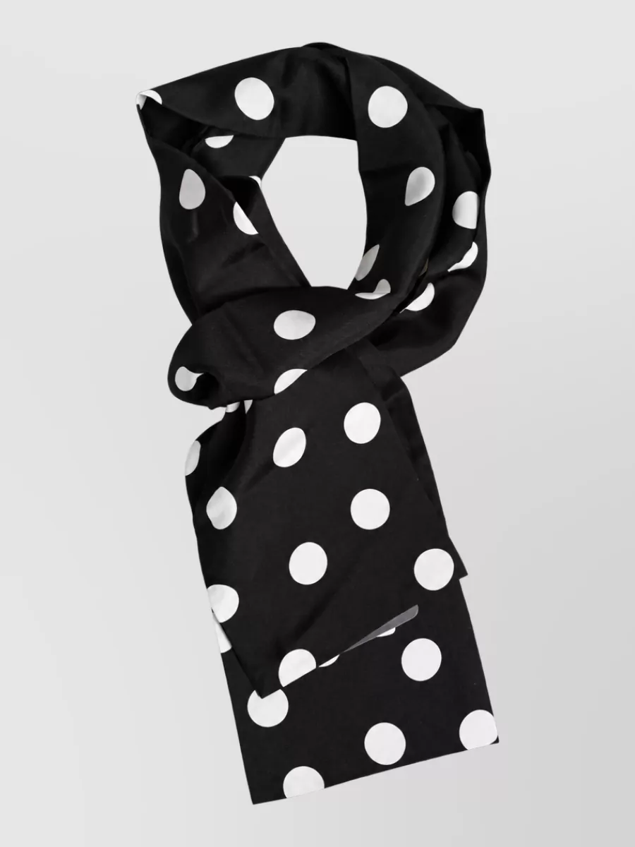 Dolce&Gabbana silk polka-dot scarf