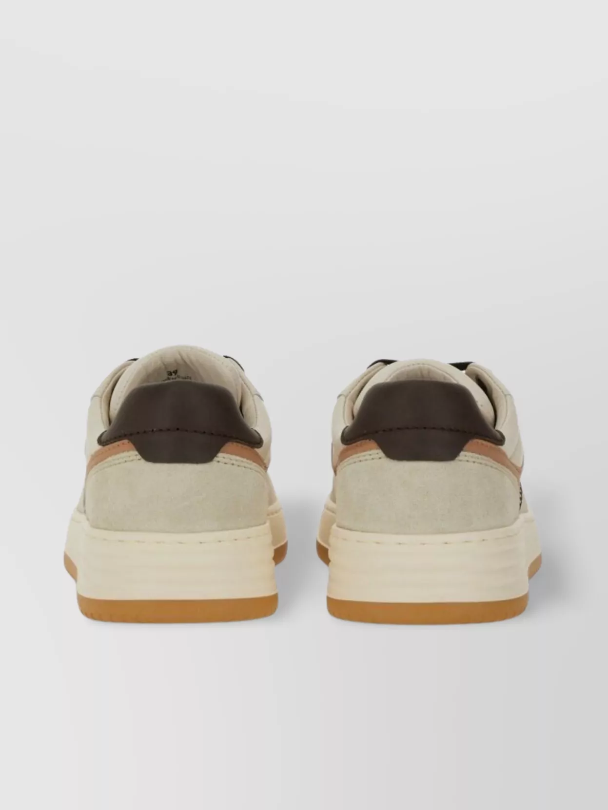 Hogan Low-Top Sneakers With Contrast Sole And Perforated Detailing