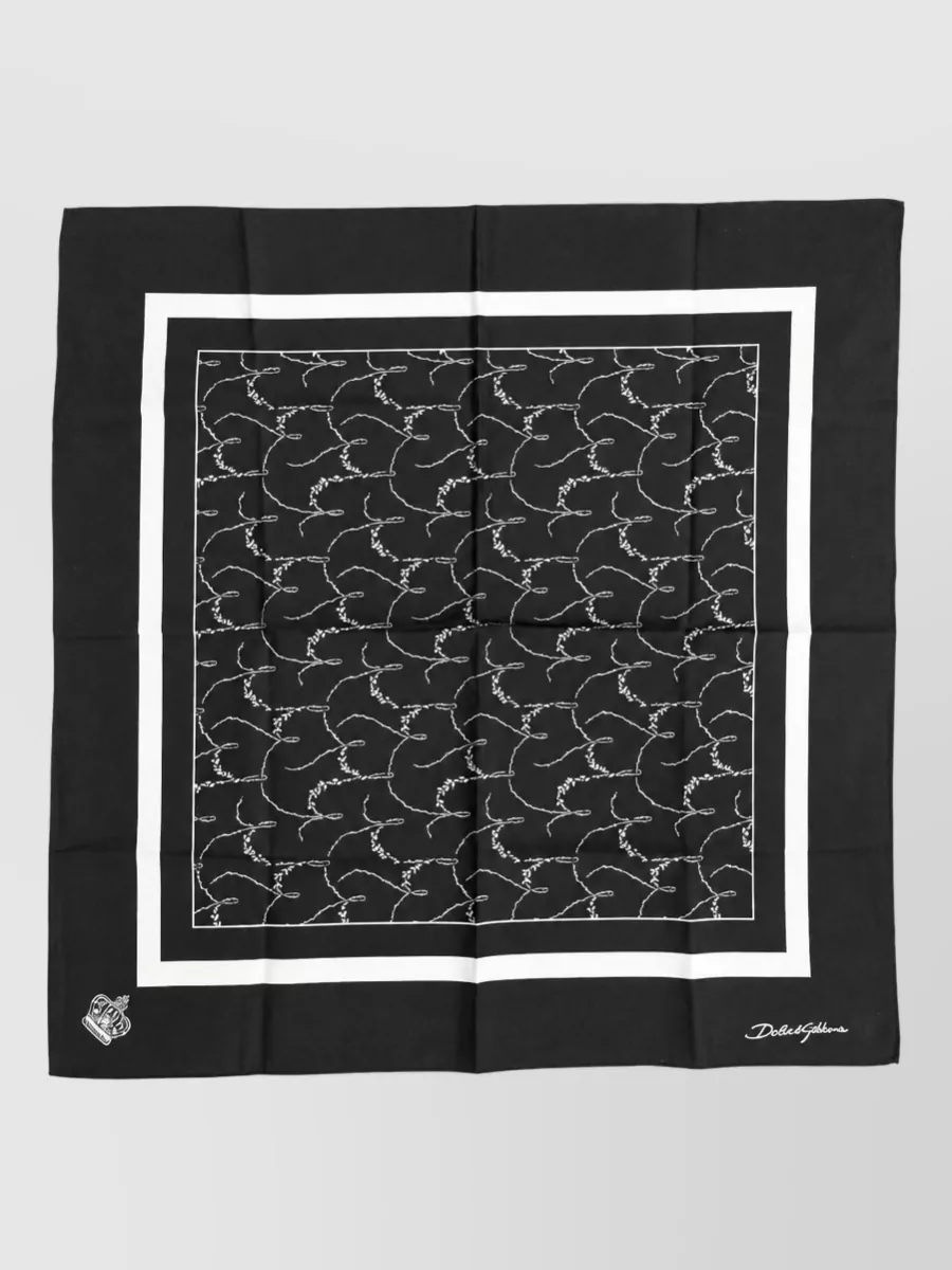 Dolce&Gabbana silk floral-print square scarf