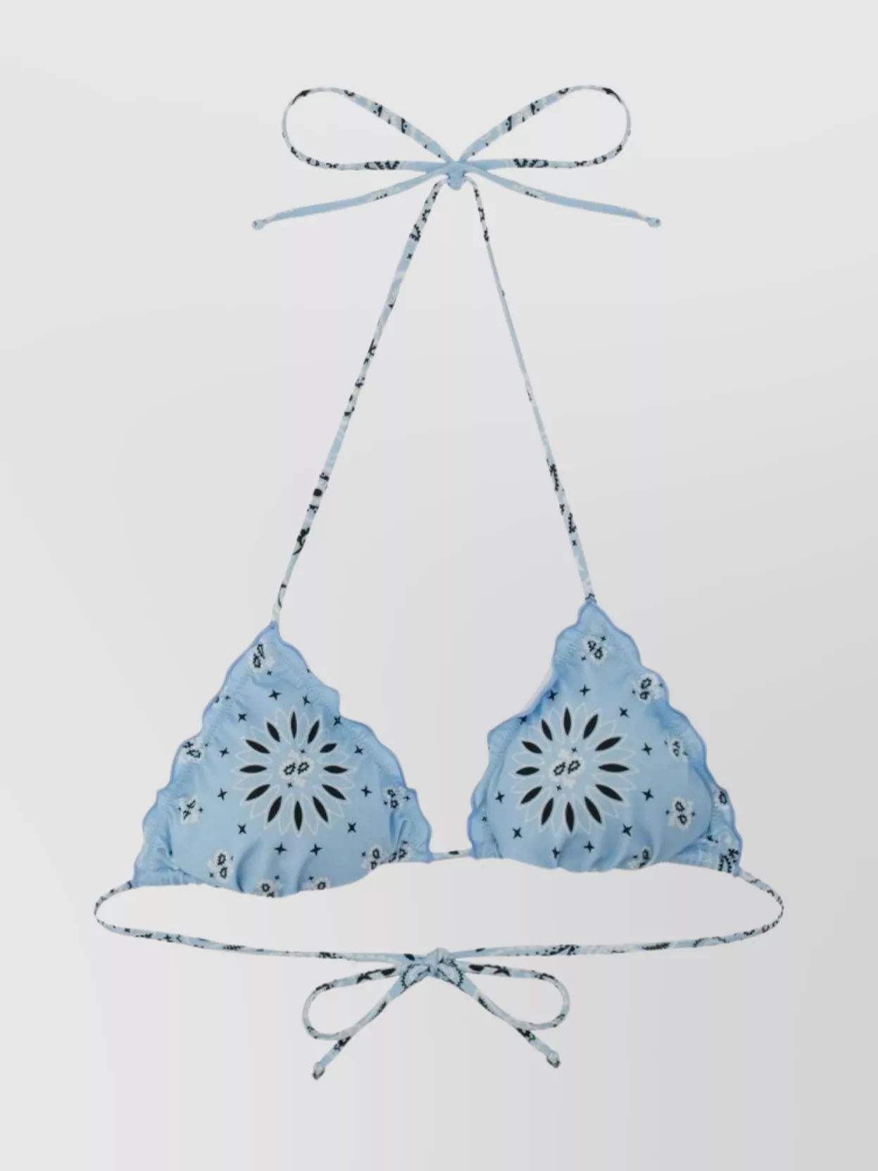 Mc2 Saint Barth "sagittarius" Halter Neck Bikini Top