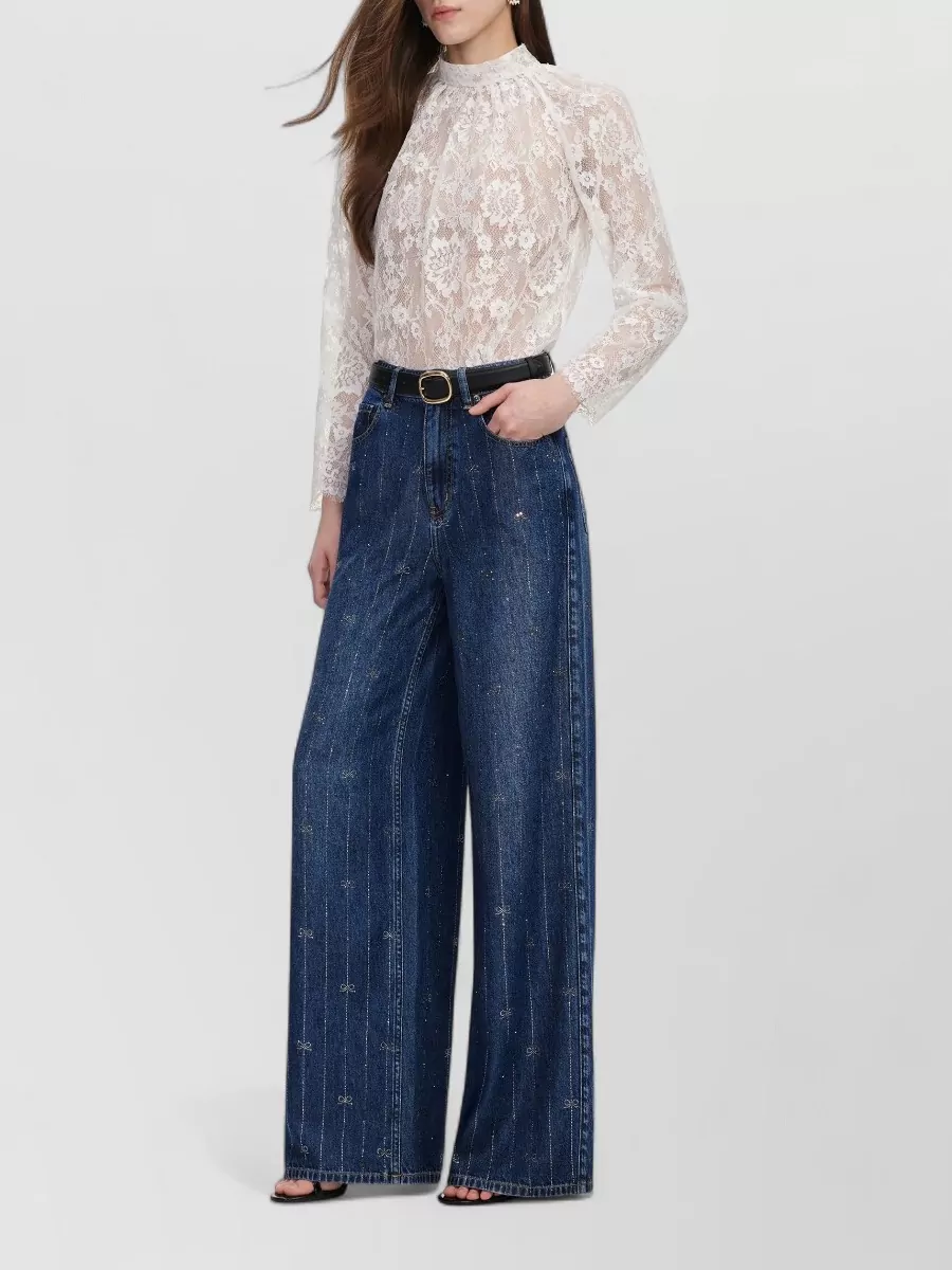 Self-Portrait lace blouse