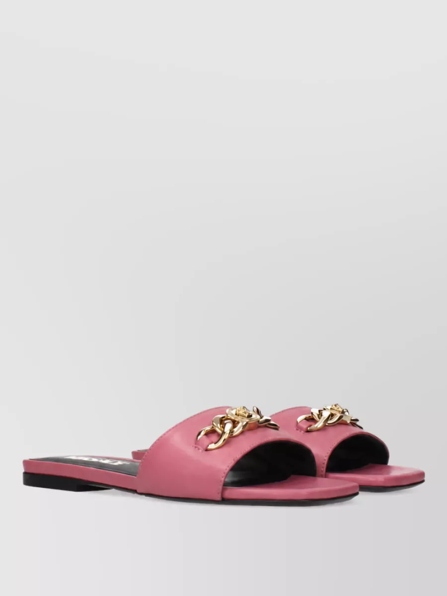 Versace Leather Mules