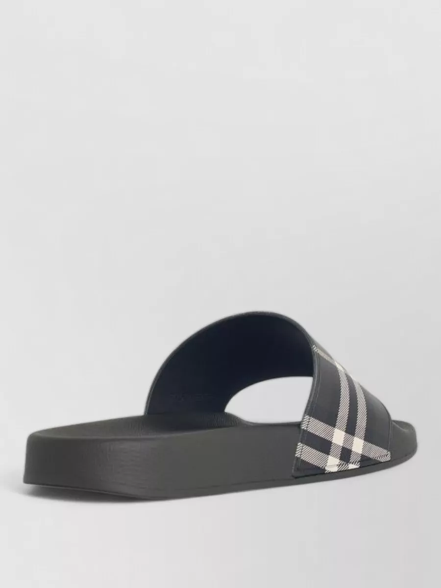 Burberry Rubber Check Slippers