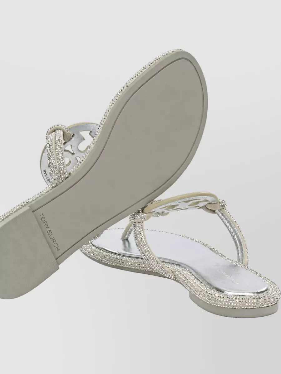 Tory Burch Suede Flat Sandals