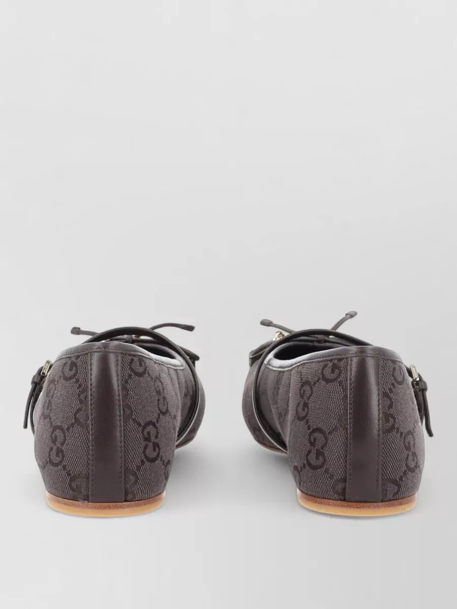 Gucci Logo-Detail Ballerina Shoes