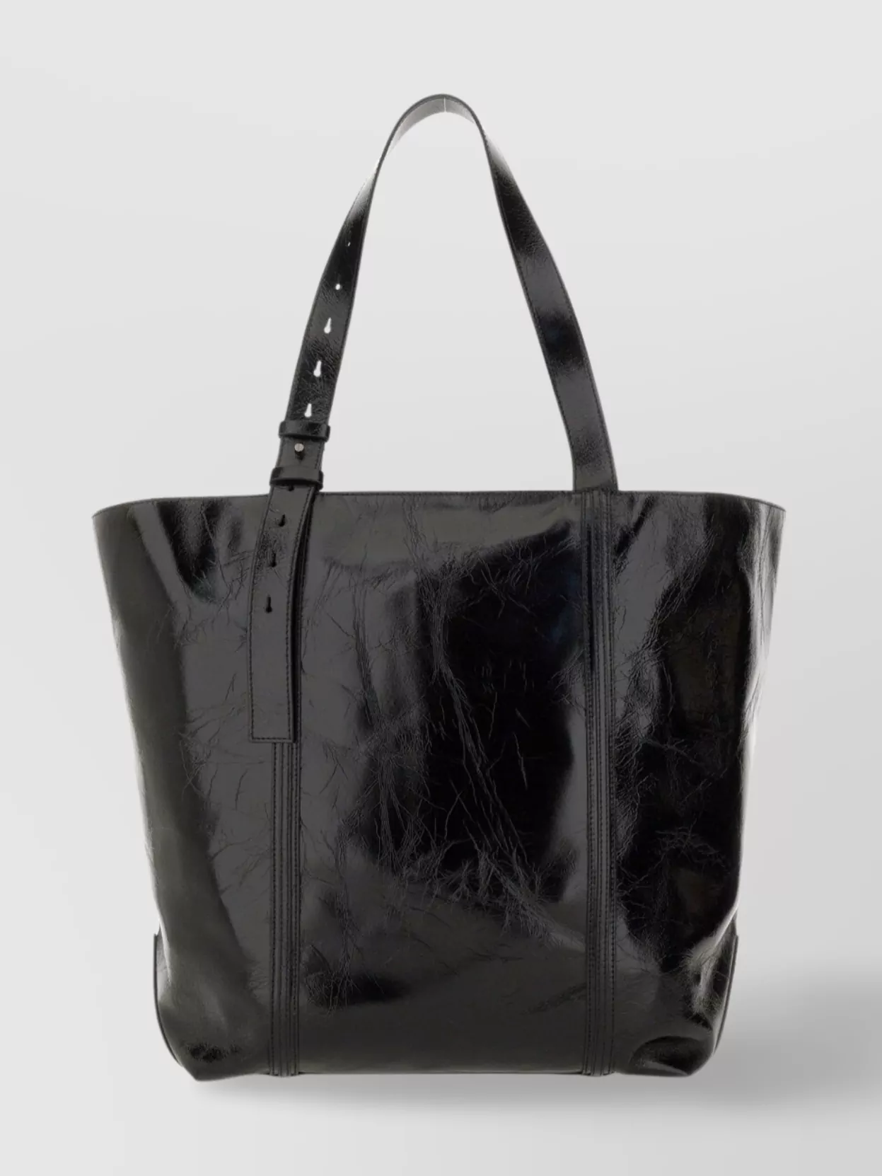 Golden Goose Adjustable Strap Shoulder Bag With High Shine Finish