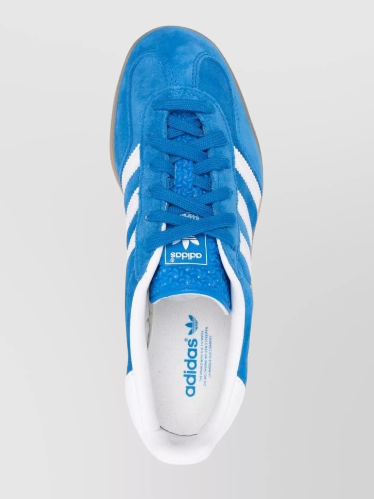 Adidas Suede Rubber Sole Sneakers With Contrast Stripes