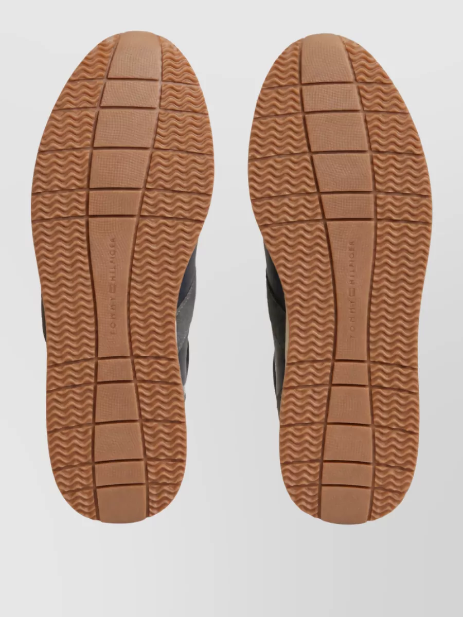 Tommy Hilfiger Leather Low-Top Lace-Up Sneakers