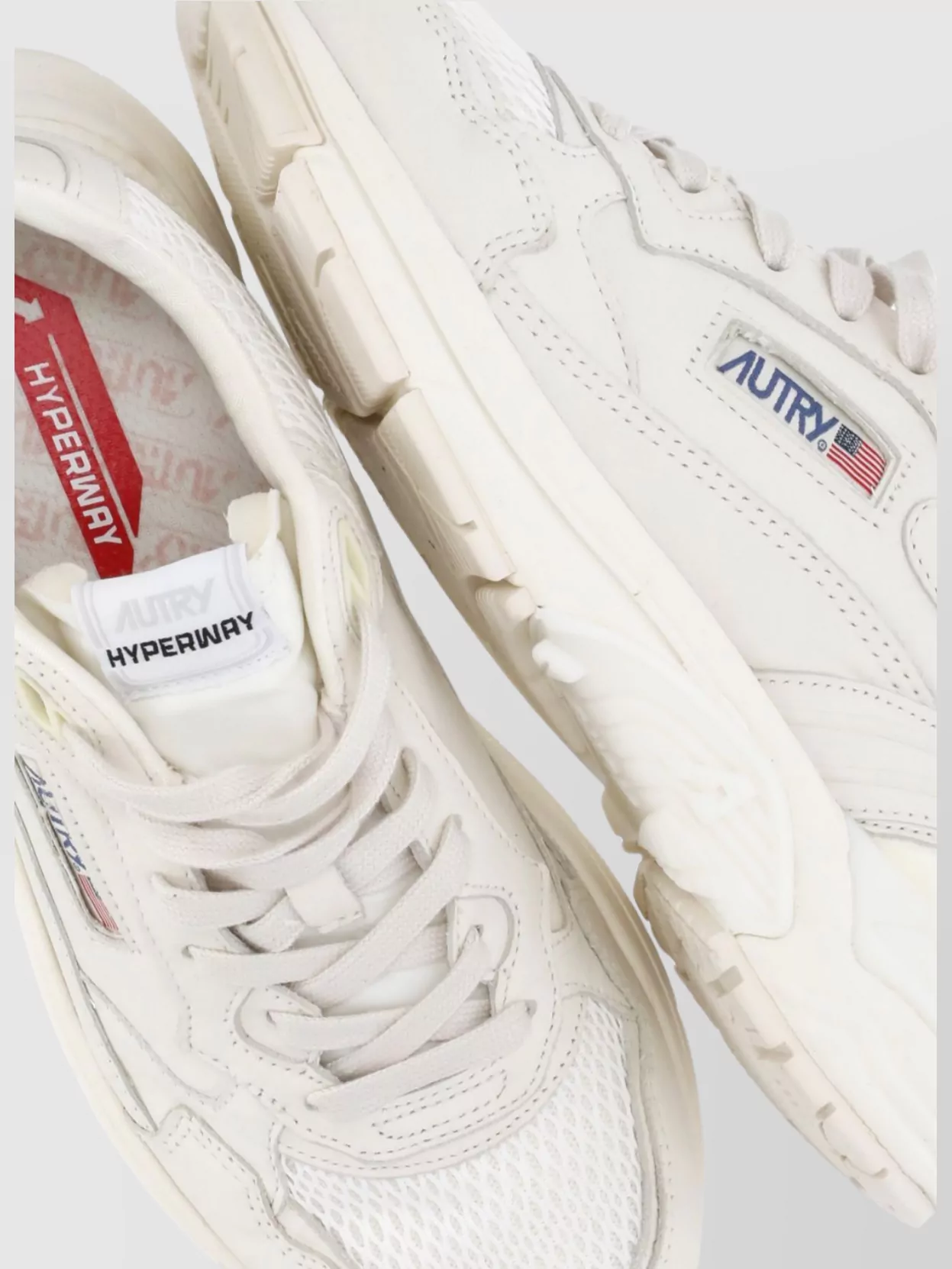 Autry Women's Low Top Sneakers With Mesh Panels