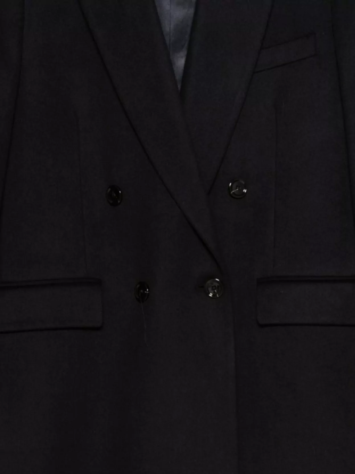 Lardini Double-Breasted Long Coat Featuring Pockets