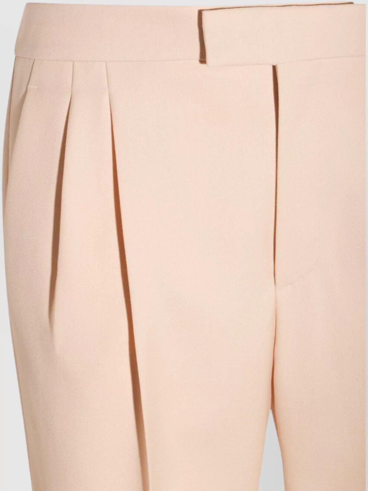 Valentino Straight Leg Trousers With Back Pockets And Belt Loops