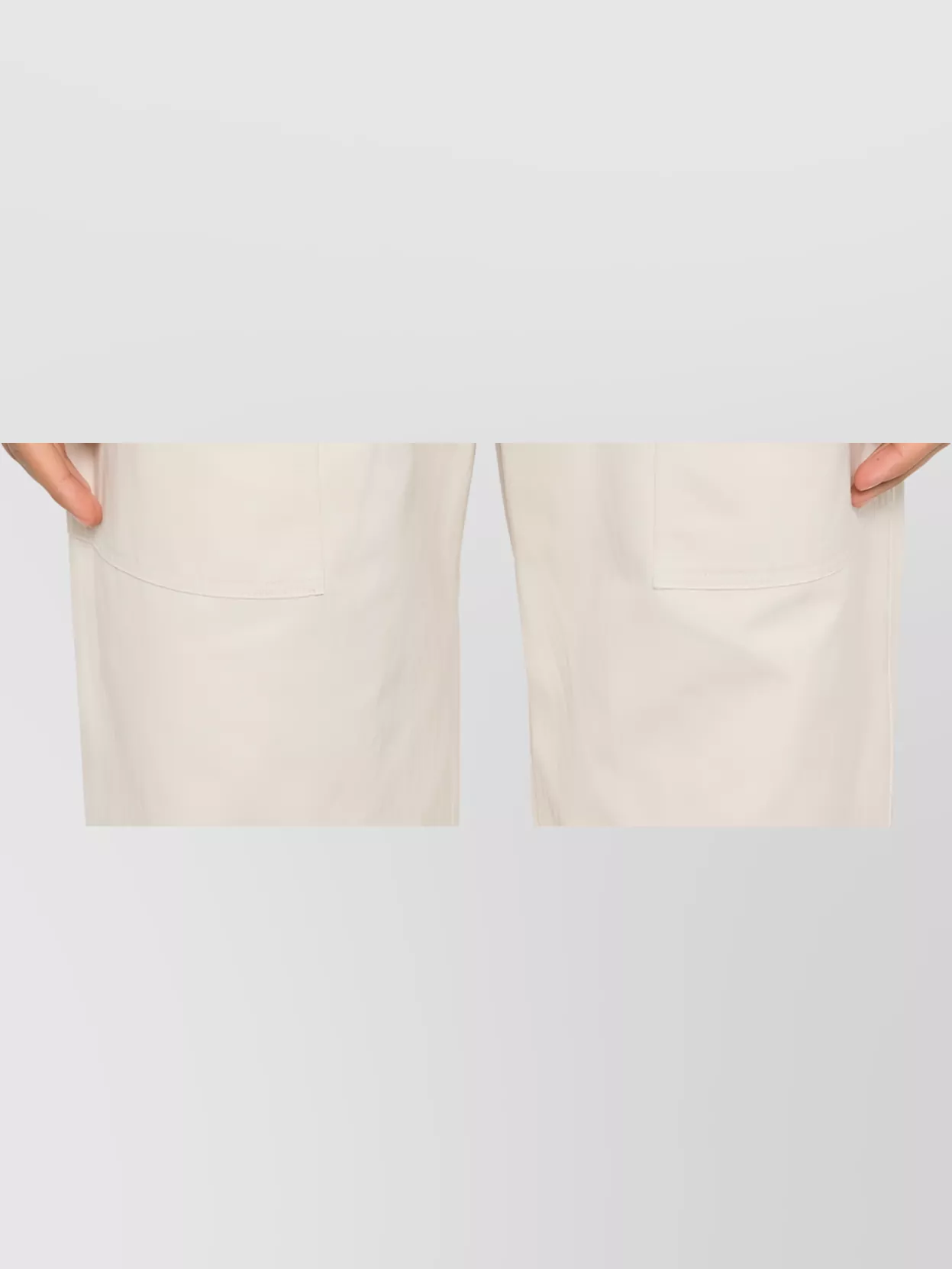 Iro Trousers Cotton Blend Pleated Front