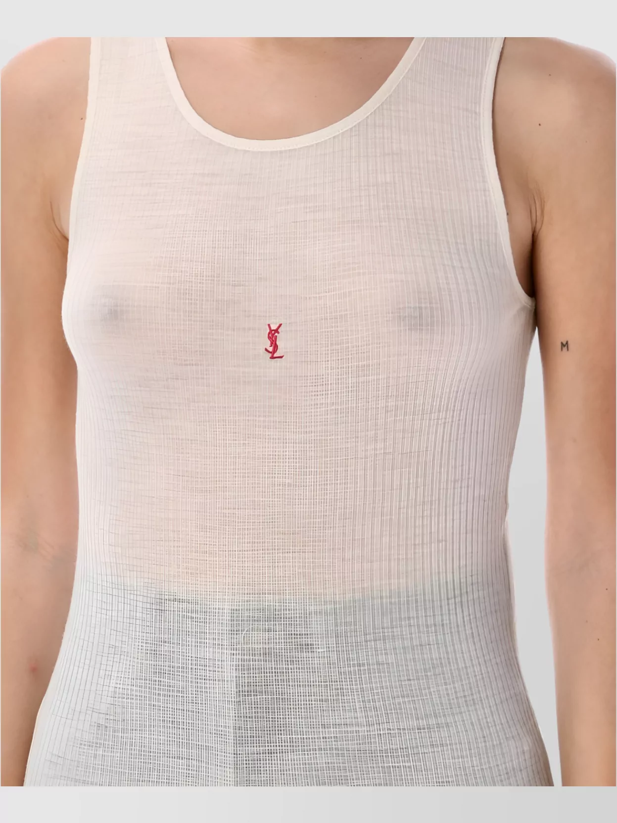 Saint Laurent Scoop Neck Tank Top