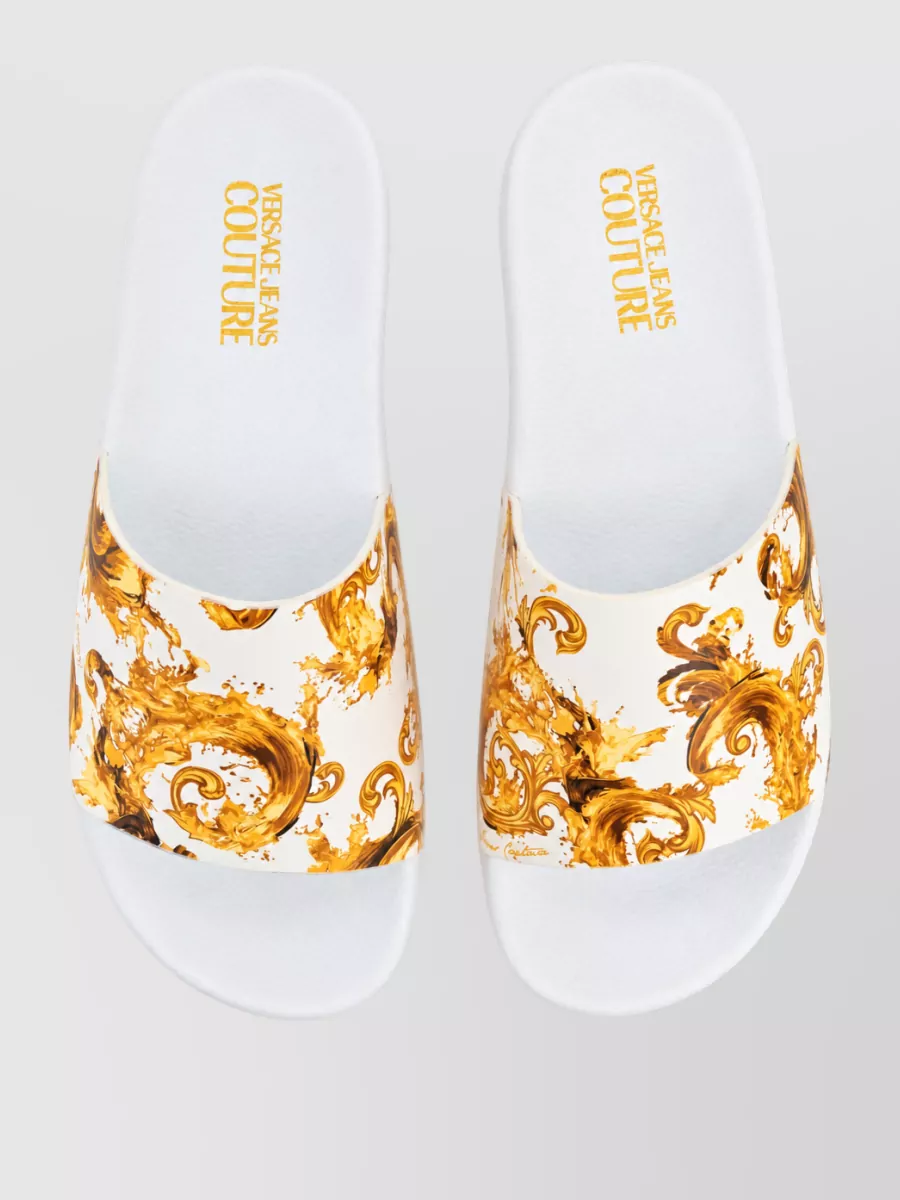 Versace Jeans Couture Printed Slides