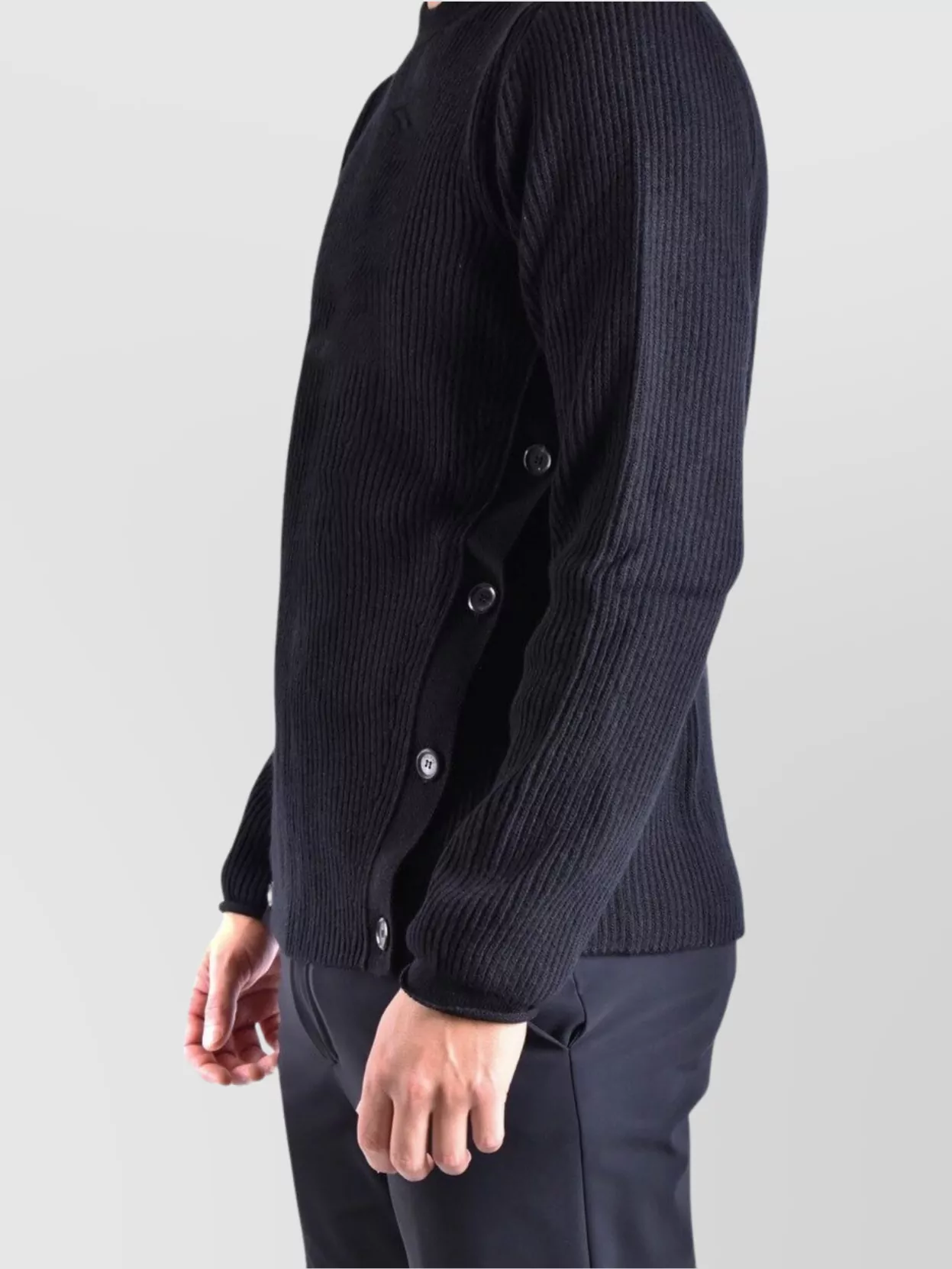 Moschino Knitwear With Button Detailing And Crew Neck