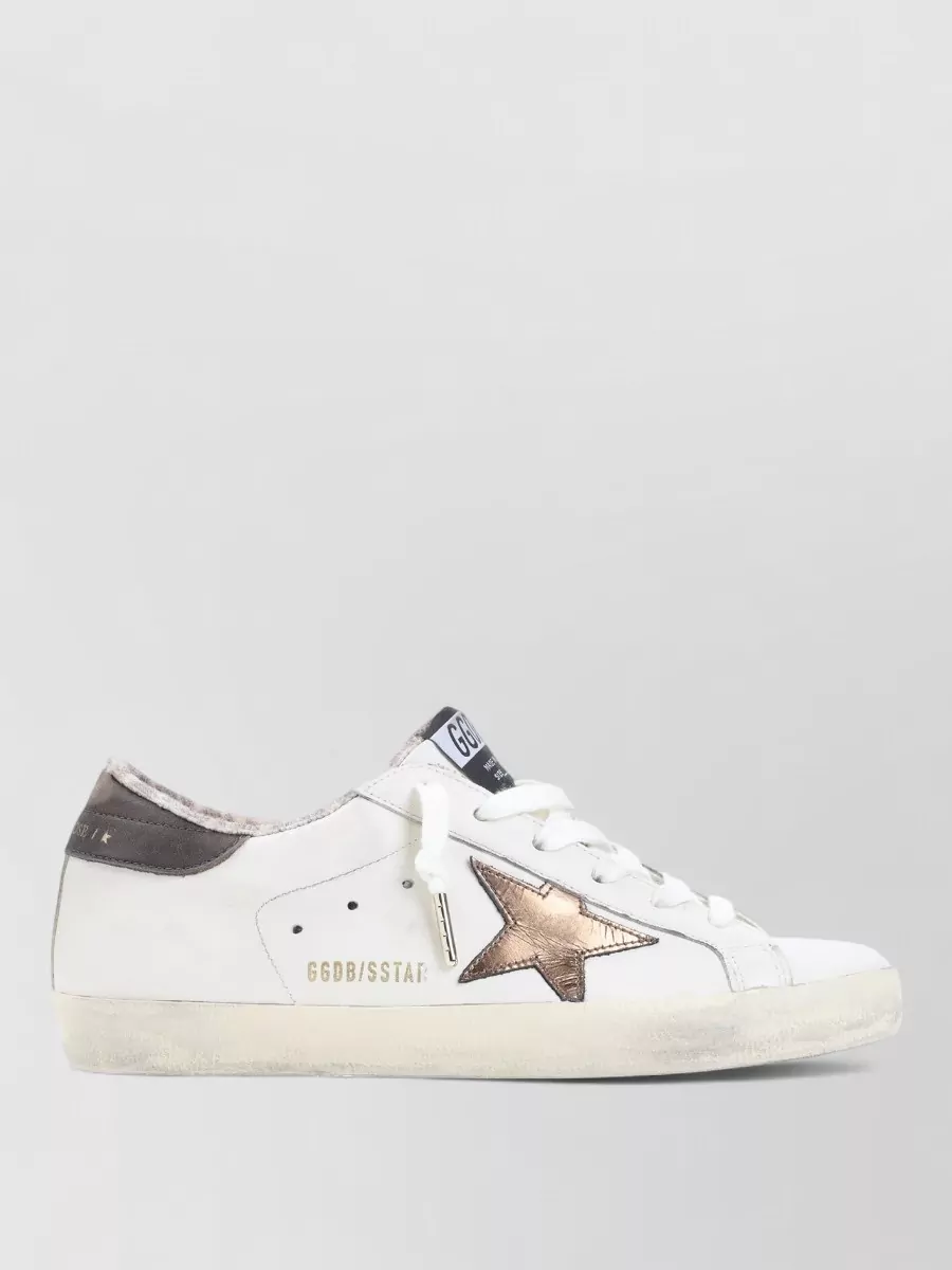 Golden Goose leather low-top sneakers