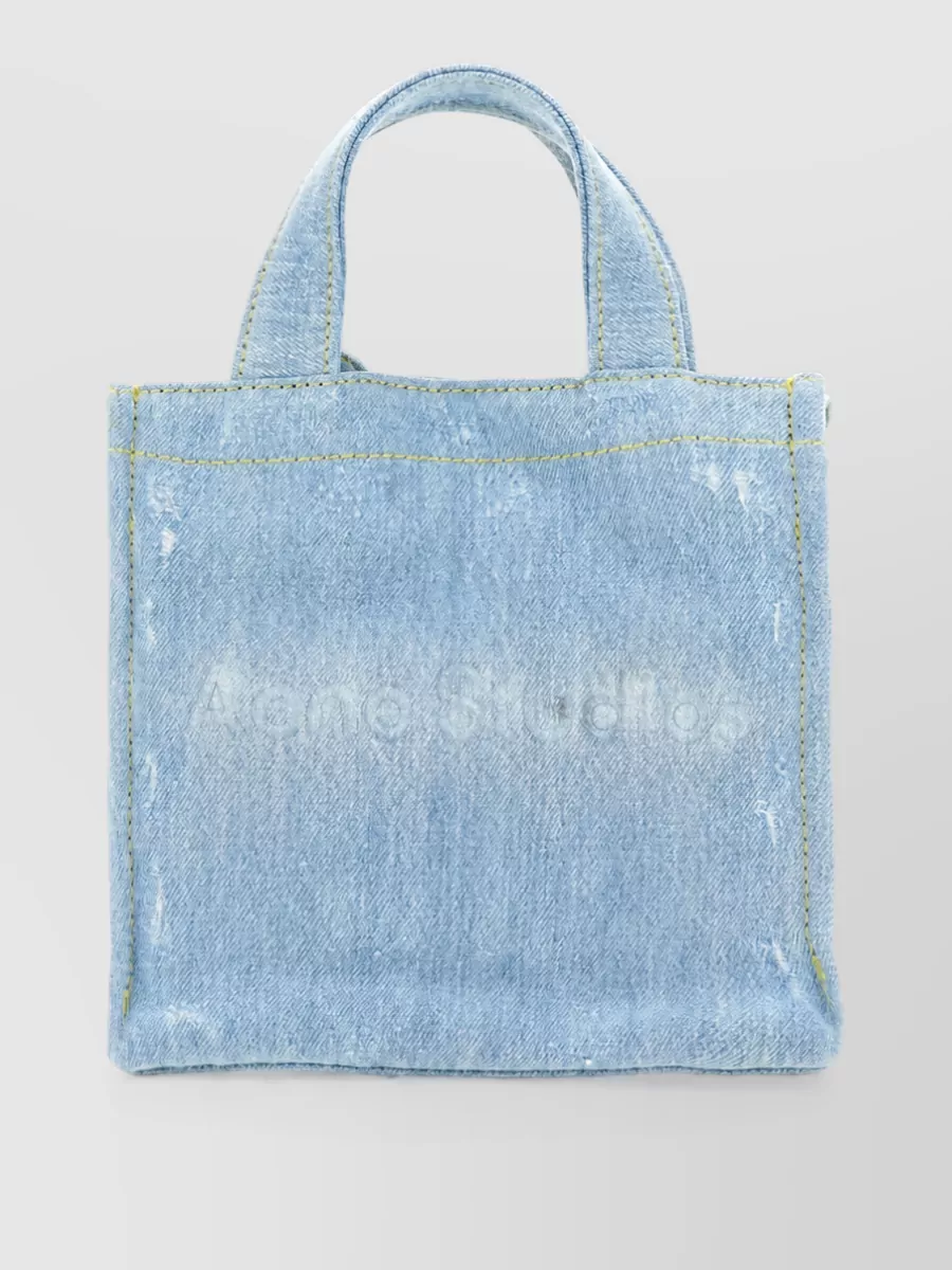 Acne Studios Denim Mini Shopper Bag