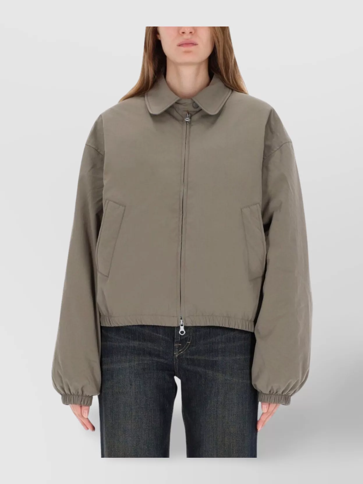 Our Legacy Collared Jacket With Elasticated Cuffs And Hem