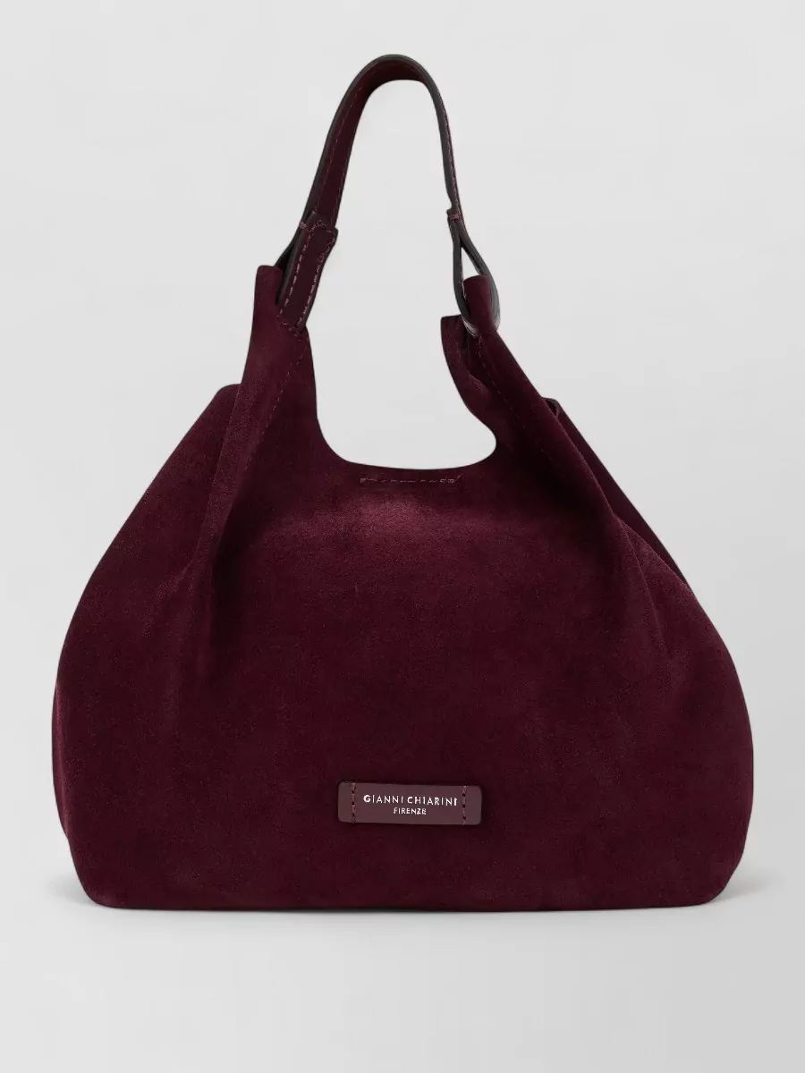 Gianni Chiarini suede shoulder bag