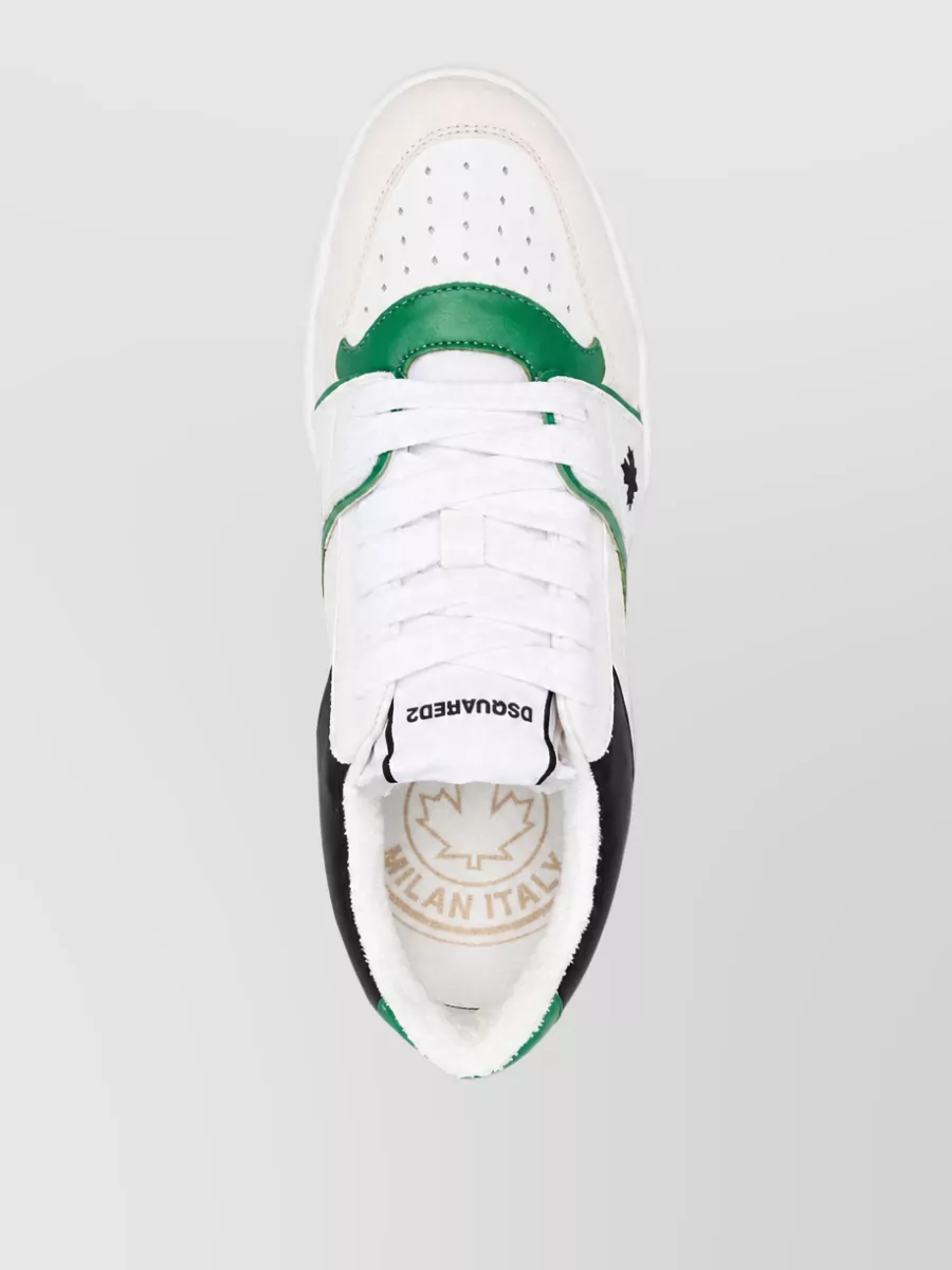 Dsquared2 Leather Low-Top Sneakers