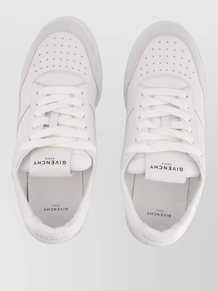 Givenchy Low Top Sneakers Round Toe Flat Sole