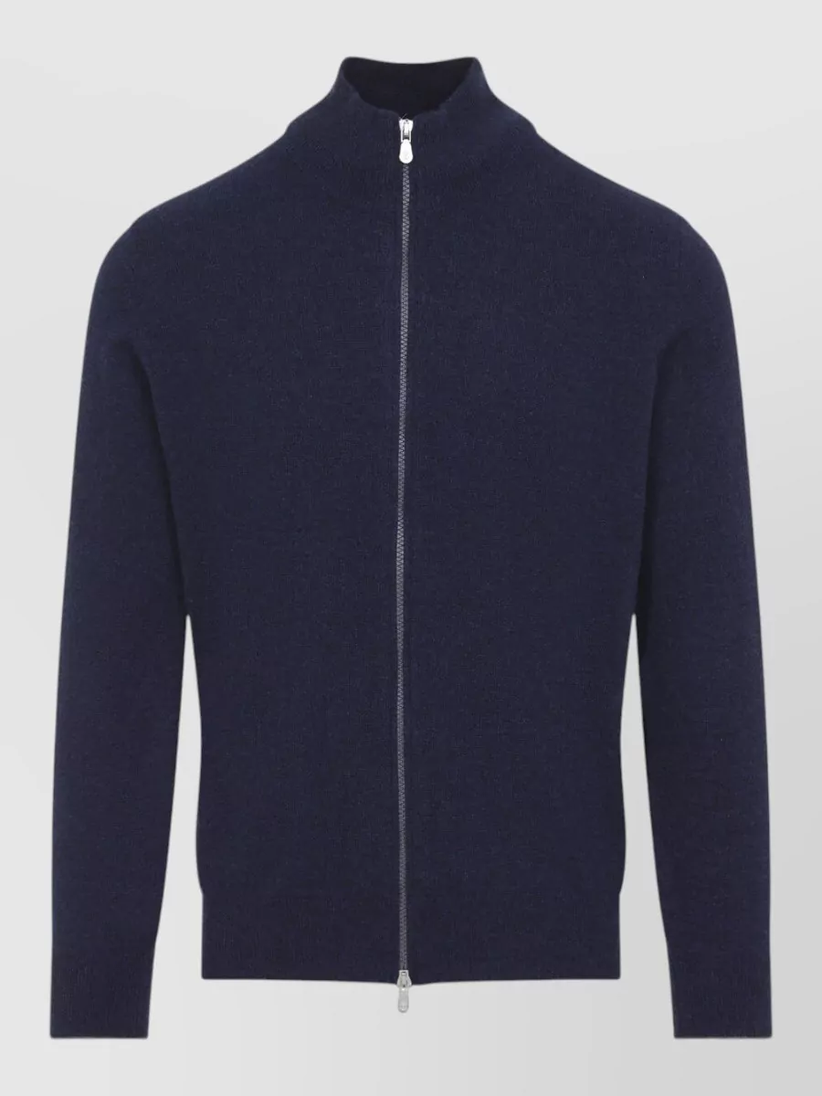 Brunello Cucinelli Cashmere Ribbed Full Zip Cardigan