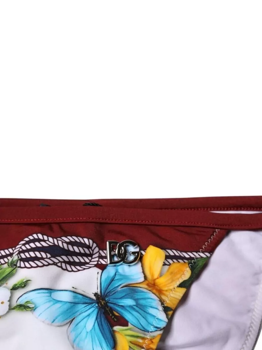 Dolce&Gabbana Floral-Print Bikini Bottoms
