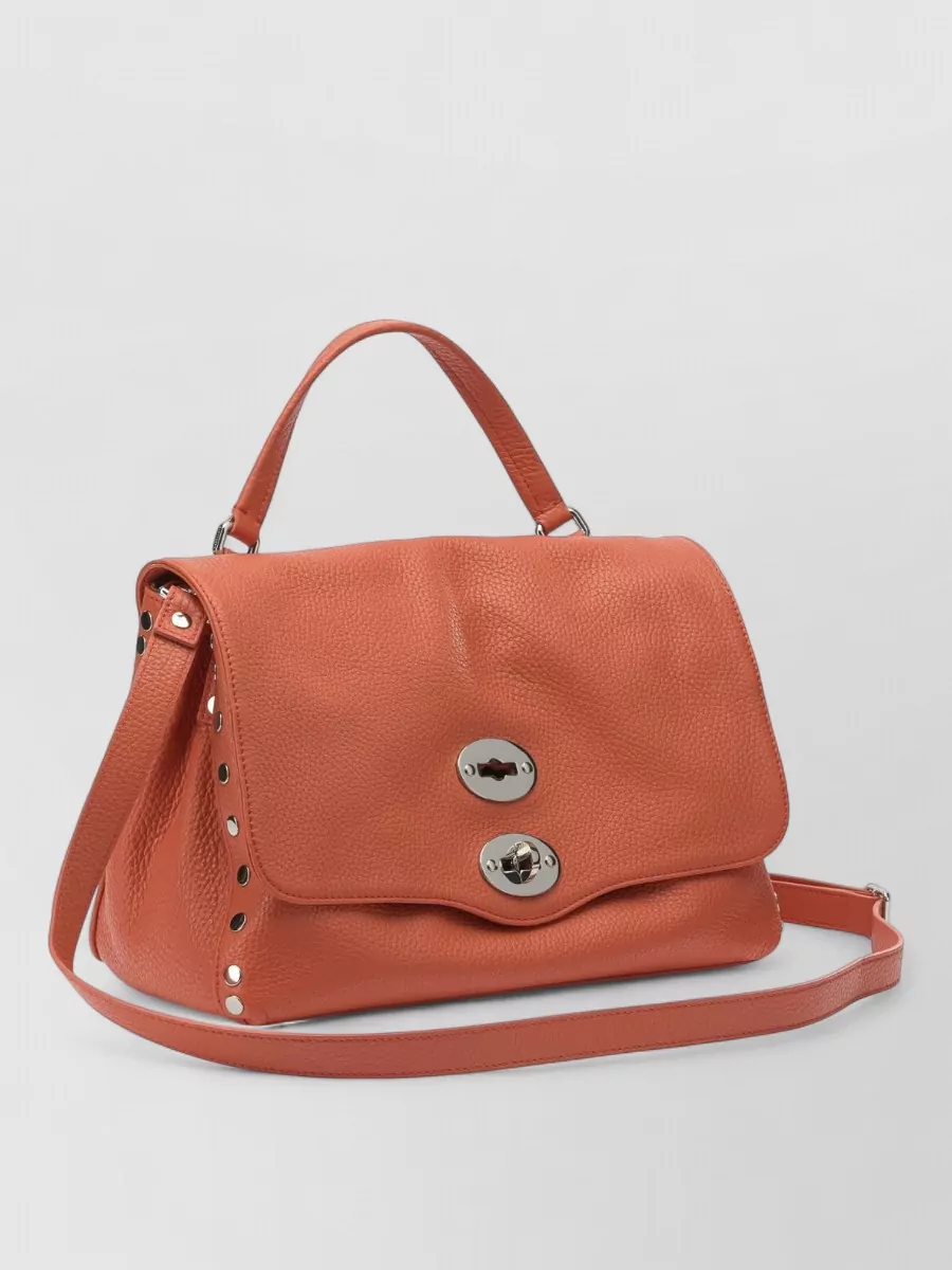 Zanellato Shoulder Bag Adjustable Strap Metal Hardware