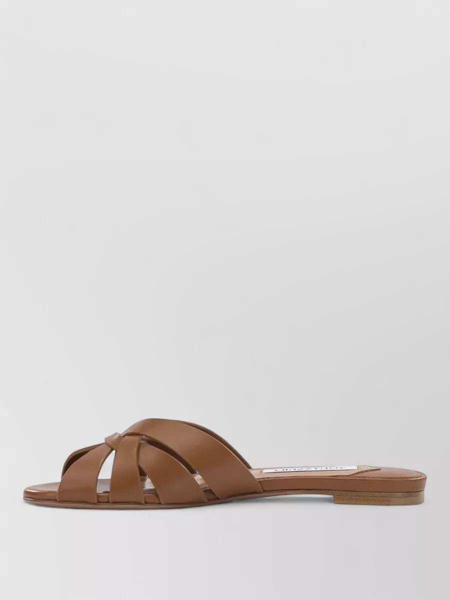 Aquazzura Leather Slides