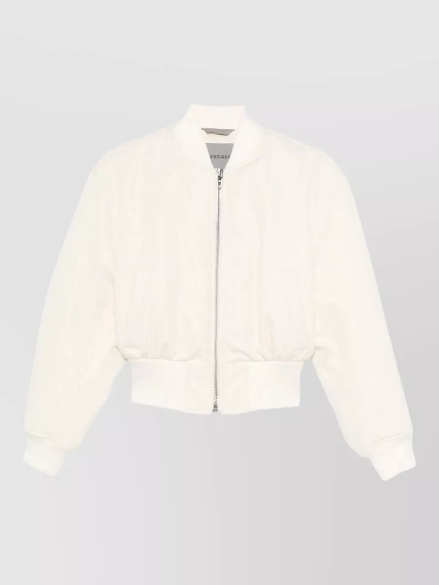 Balenciaga cropped bomber jacket