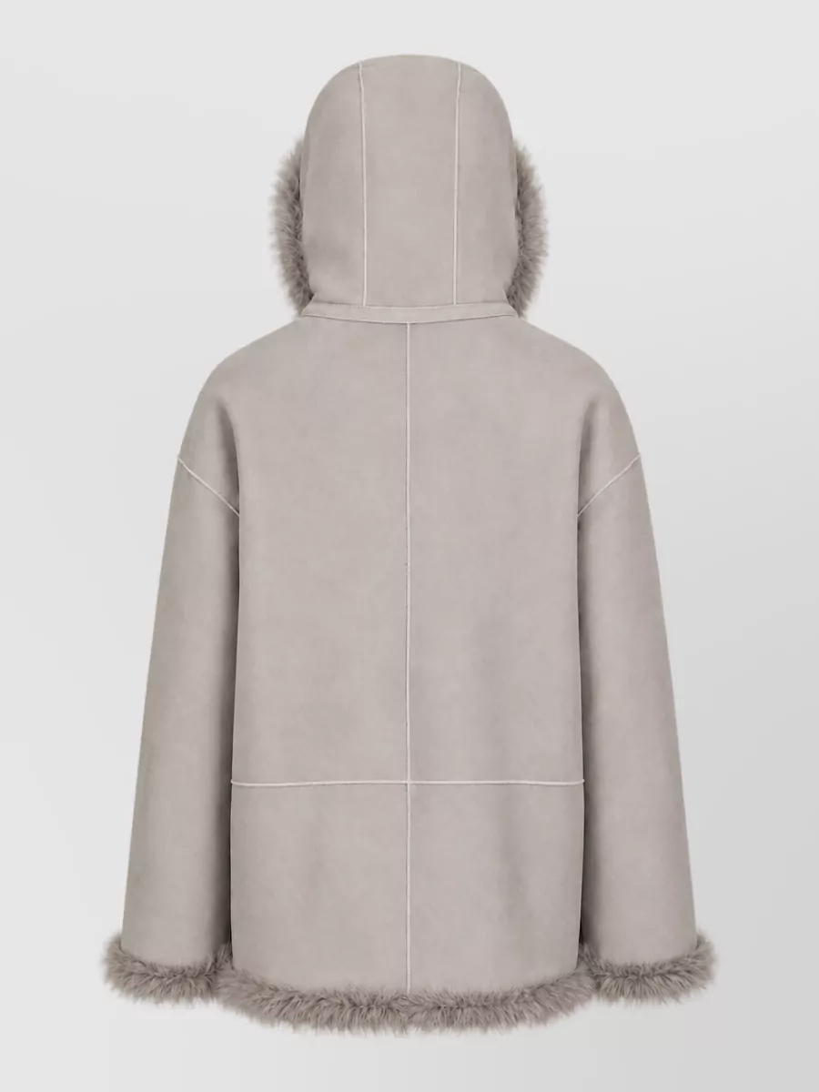La Rose Faux Shearling Coat