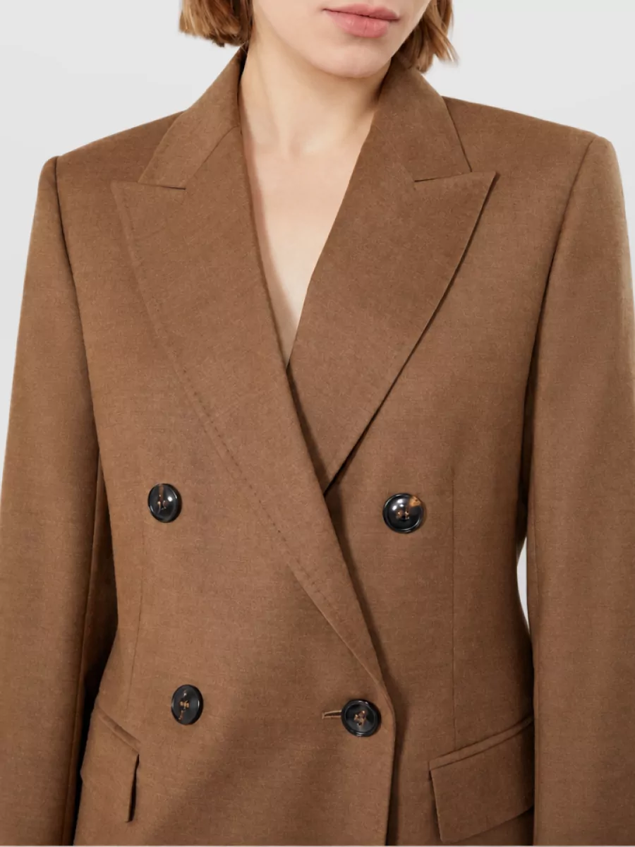 S Max Mara Virgin Wool Double-Breasted Blazer