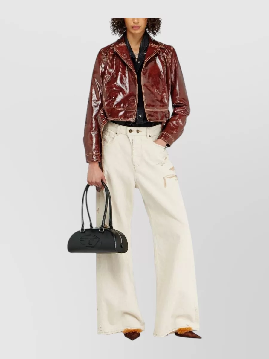 Diesel Shearling Double Breasted Coat