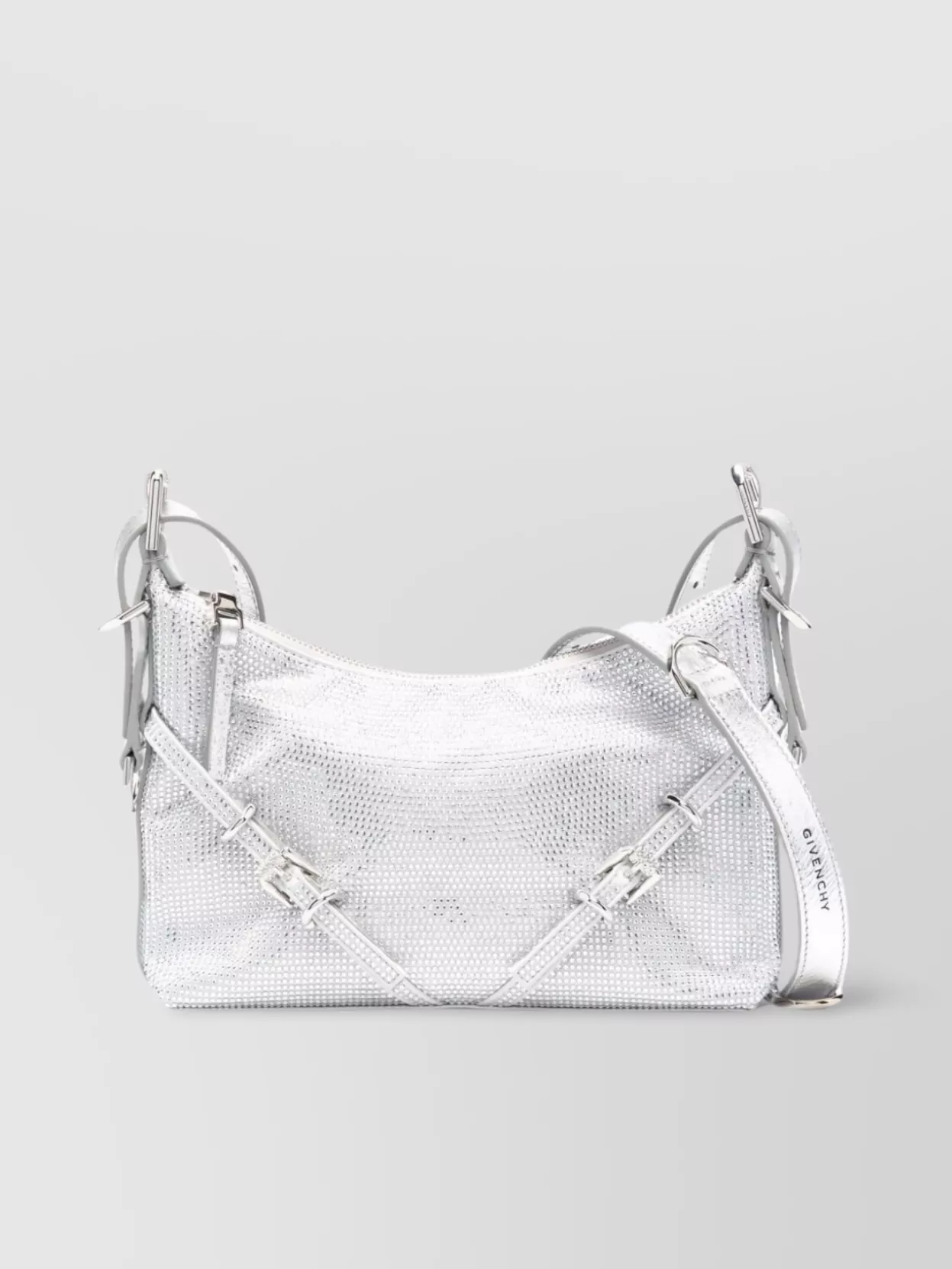 Shop Givenchy Versatile Mini Crossbody Bag With Adjustable Strap In White