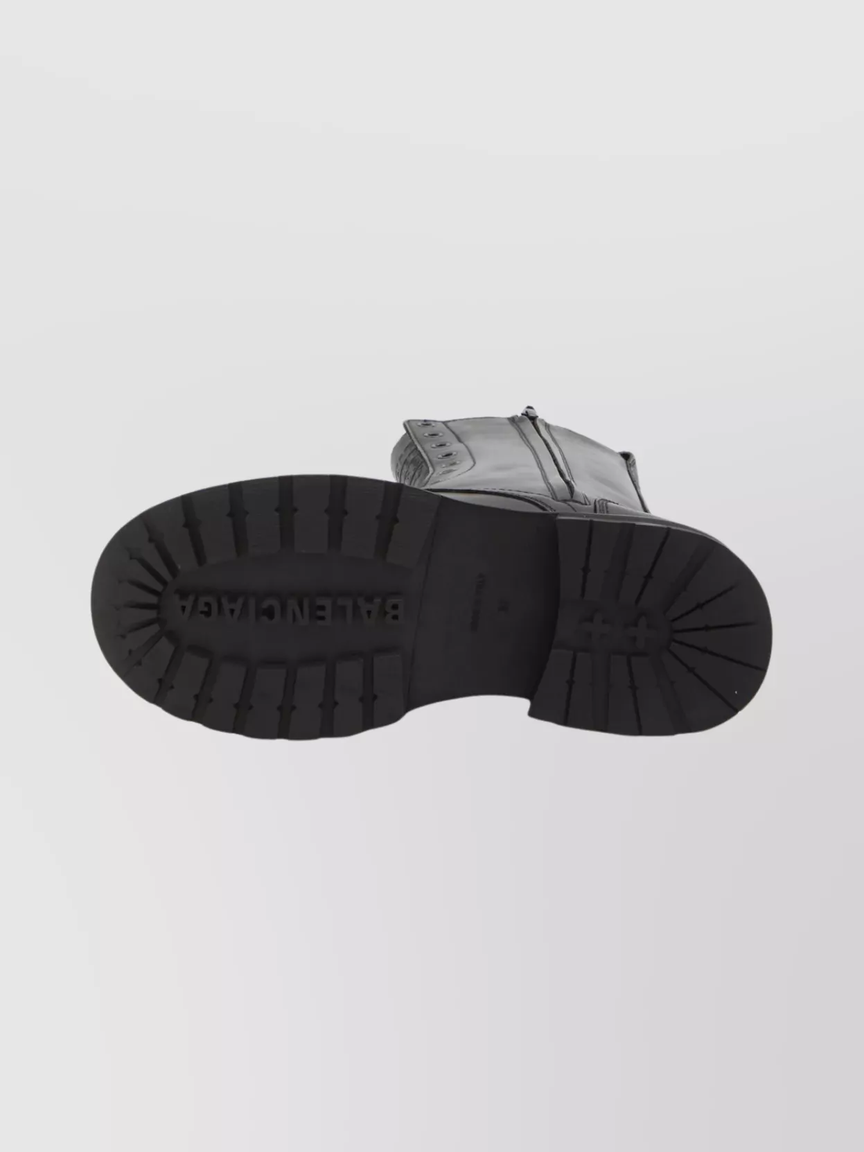 Balenciaga Lace-Up Truck Boots Rubber Sole