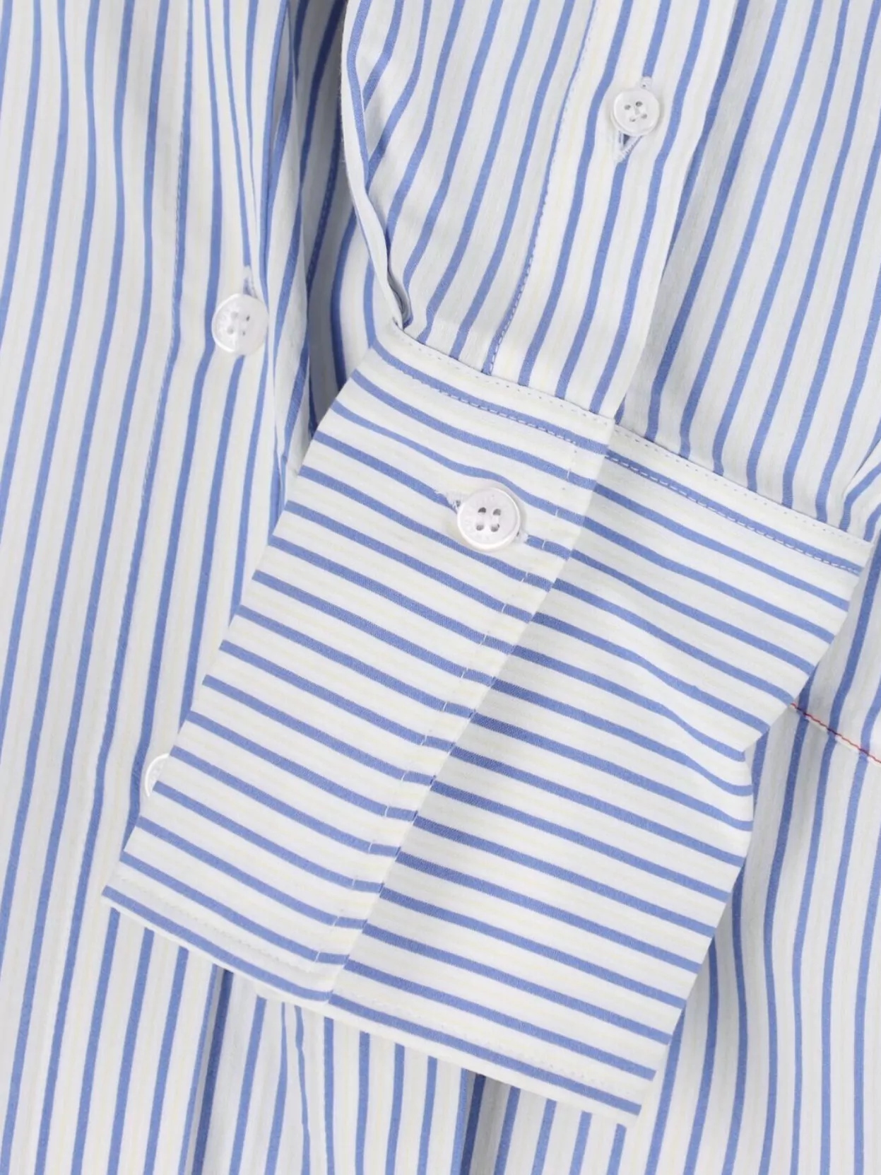 Victoria Beckham Striped Pocket Detail Casual Top