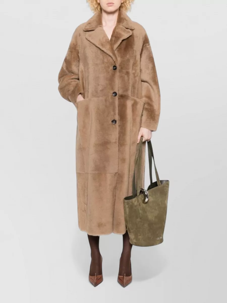 Furling By Giani Faux Fur Long-Sleeve Coat