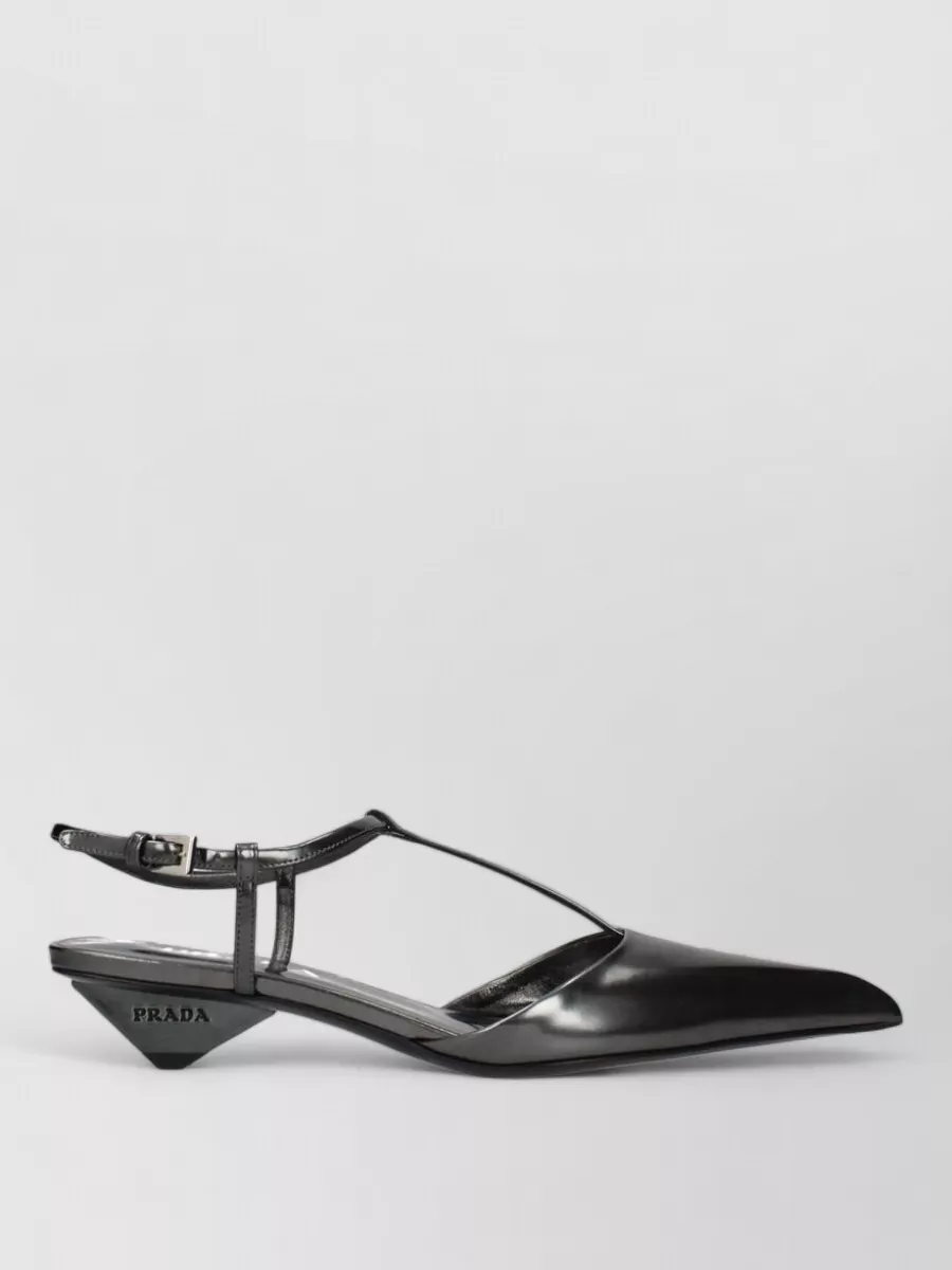 Prada Leather Flat Sandals