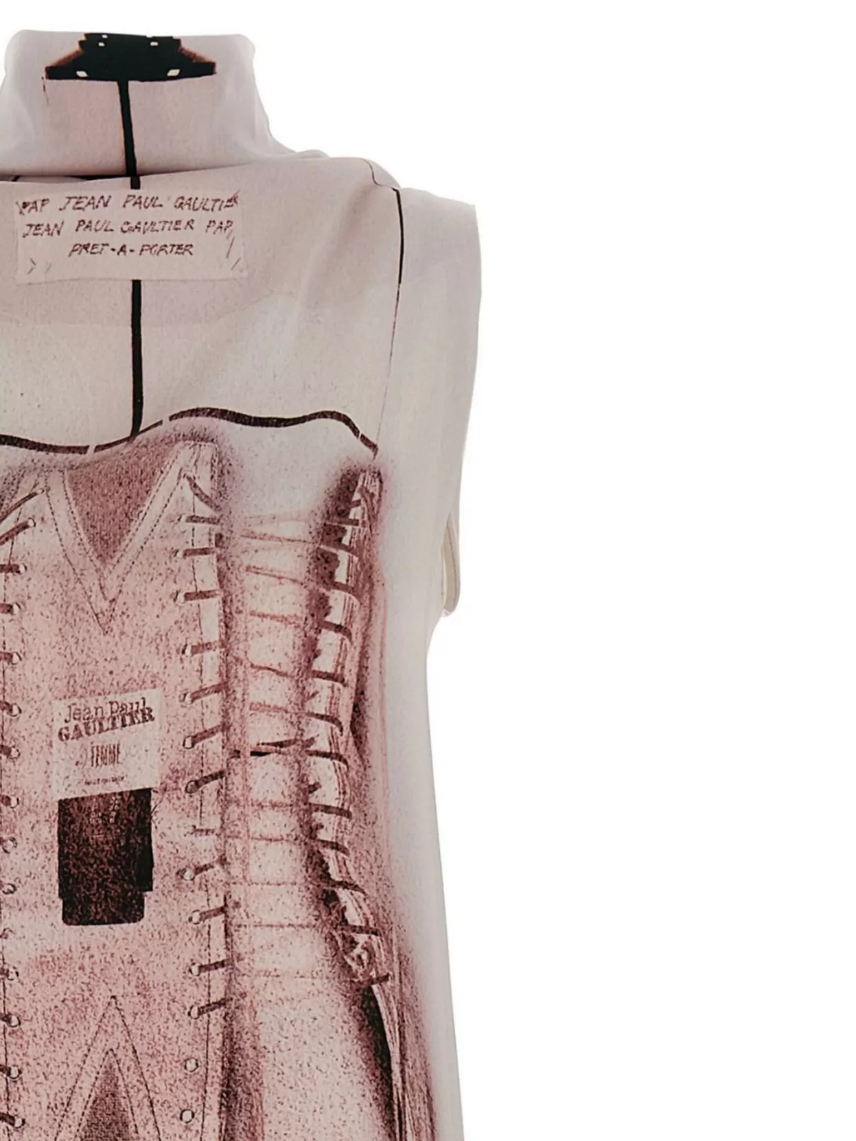 Shop Jean Paul Gaultier 'the Draped Trompe-l'œil Corset' Dress